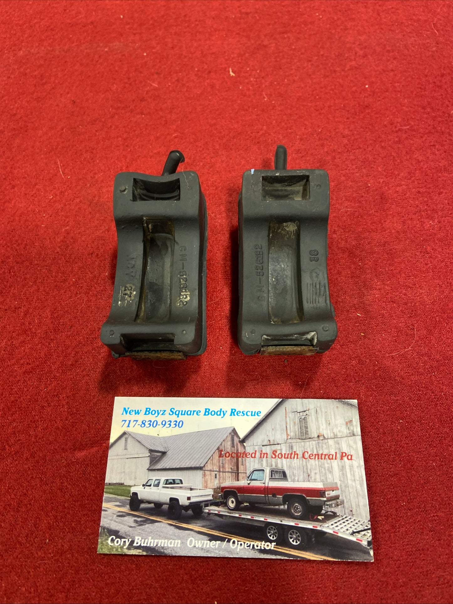 Mounts, Lower Air Conditioning (AC) Condenser Bracket and Bushing Set