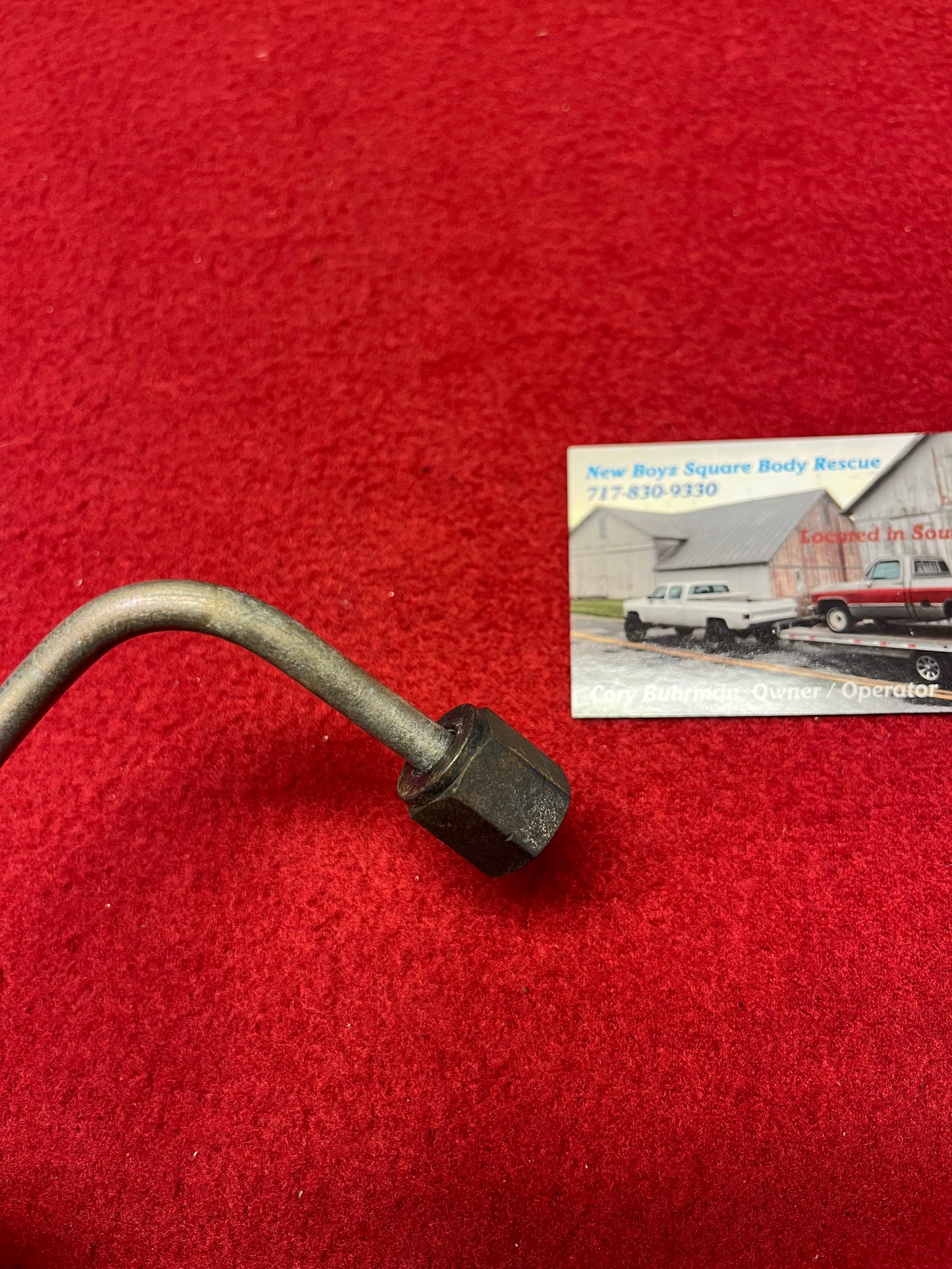 Pipe, Fuel Injection Pump Pipe 6.2 Cylinder #4 Part# 14033914