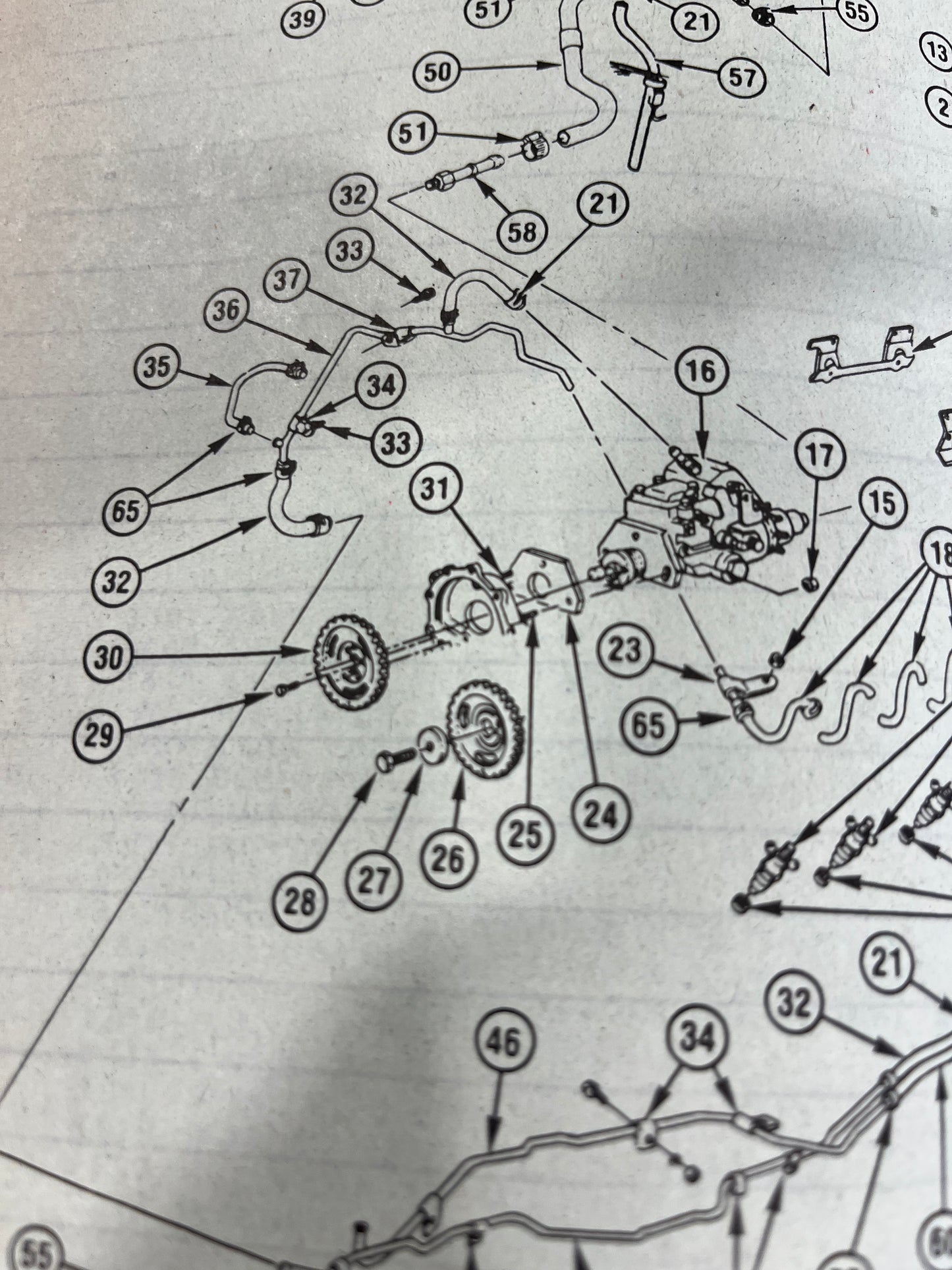 Gear, Fuel Injection Pump Driven Gear 6.2 Part# 14022652
