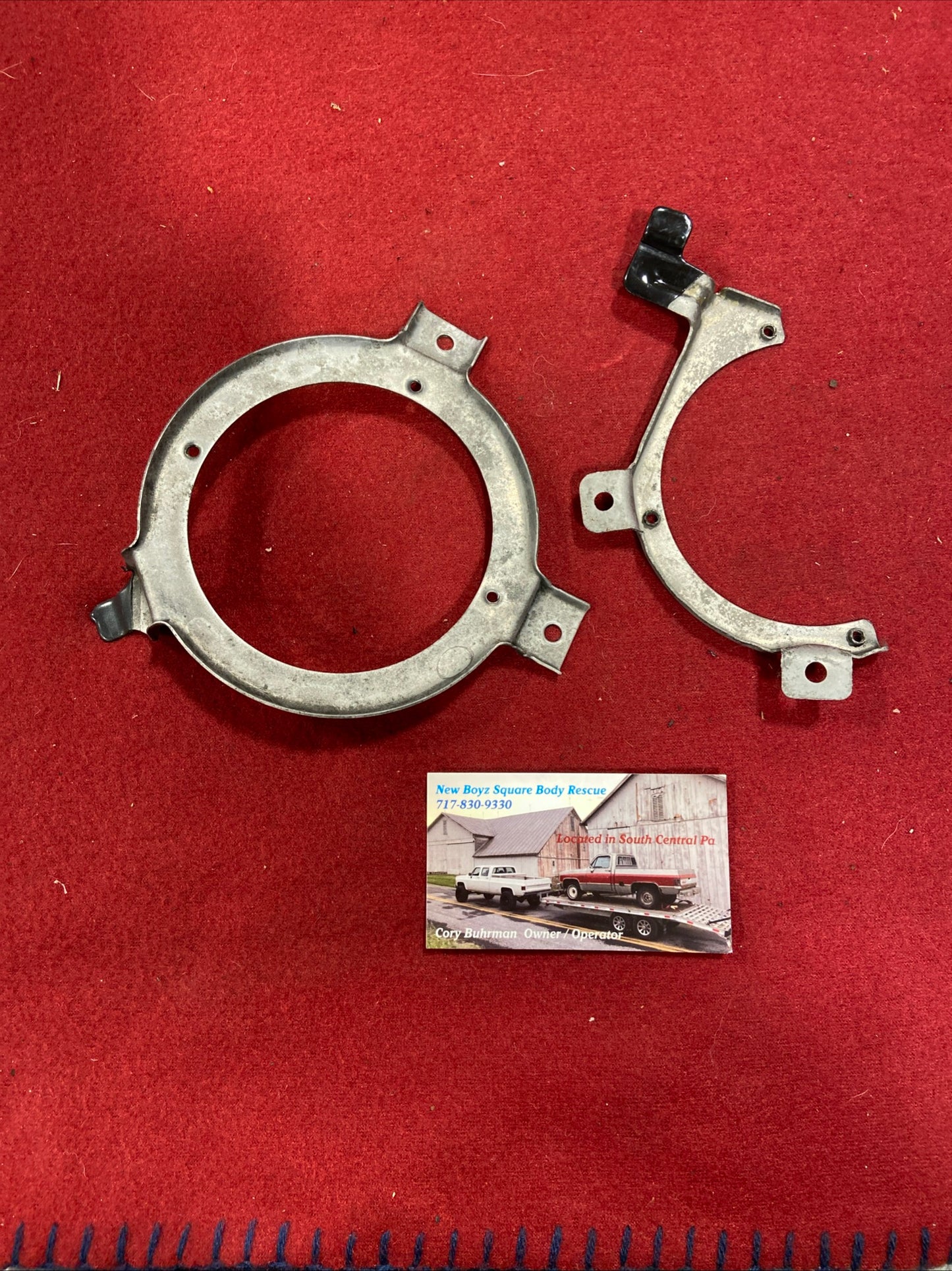 Brackets, Square Body Dash Speaker Bracket Set 1981 - 1991