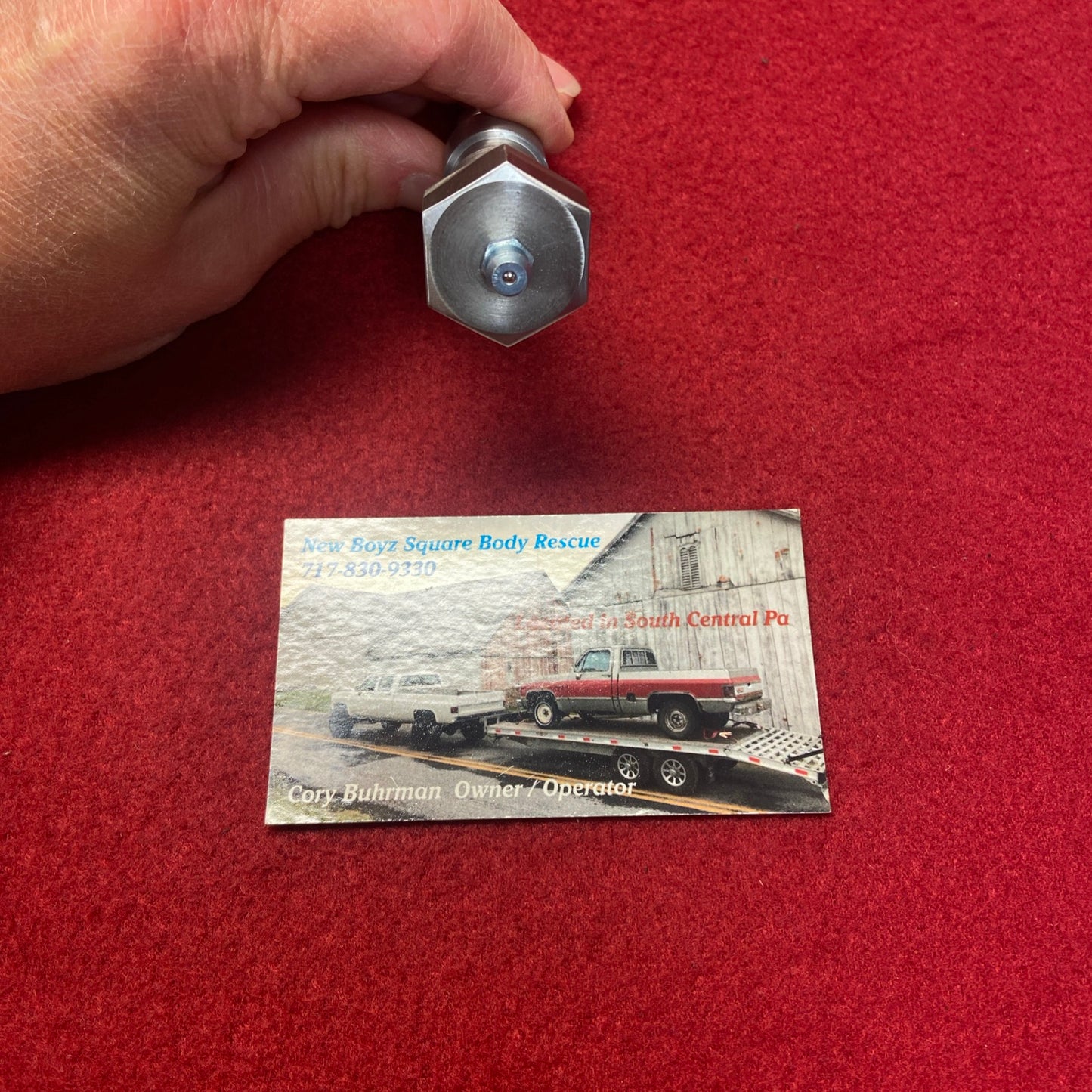 Bolt, NP205 Lever Pivot Bolt Grease Able (New)