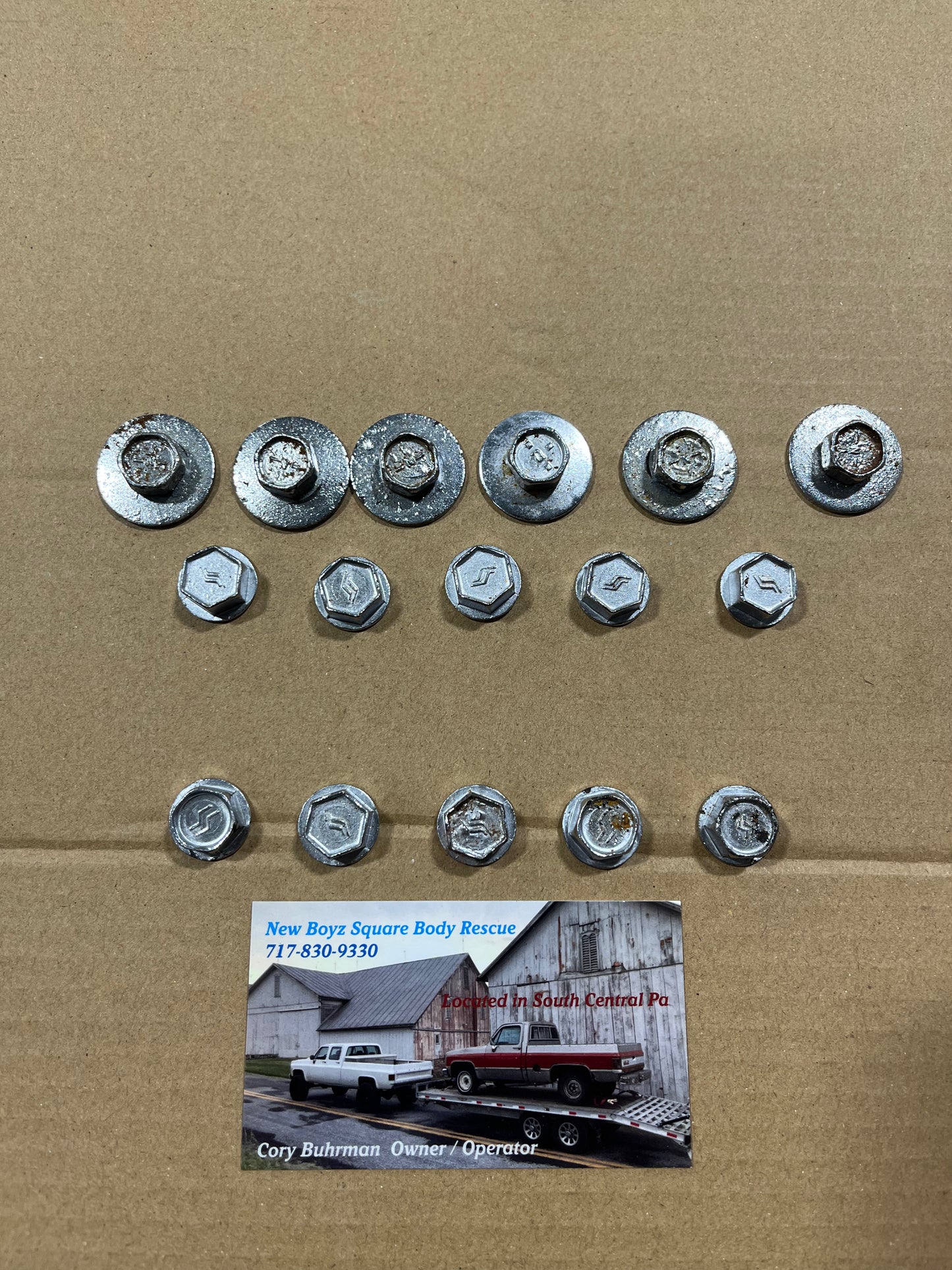 Bolt Kit, Topper Bolt Kit (Blazer / Jimmy)