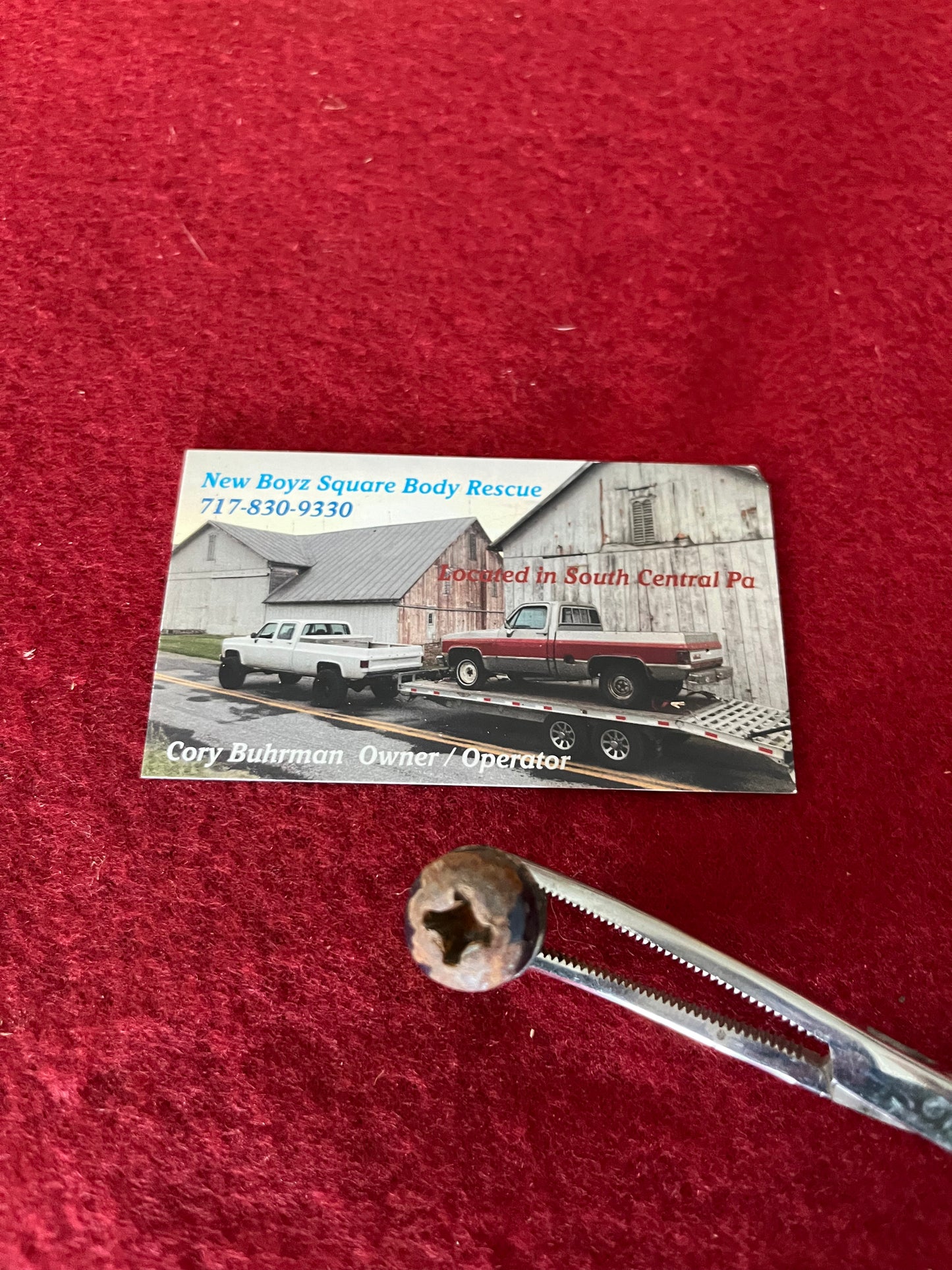 Bolt, Tailgate Handle Bolt #4 Phillips