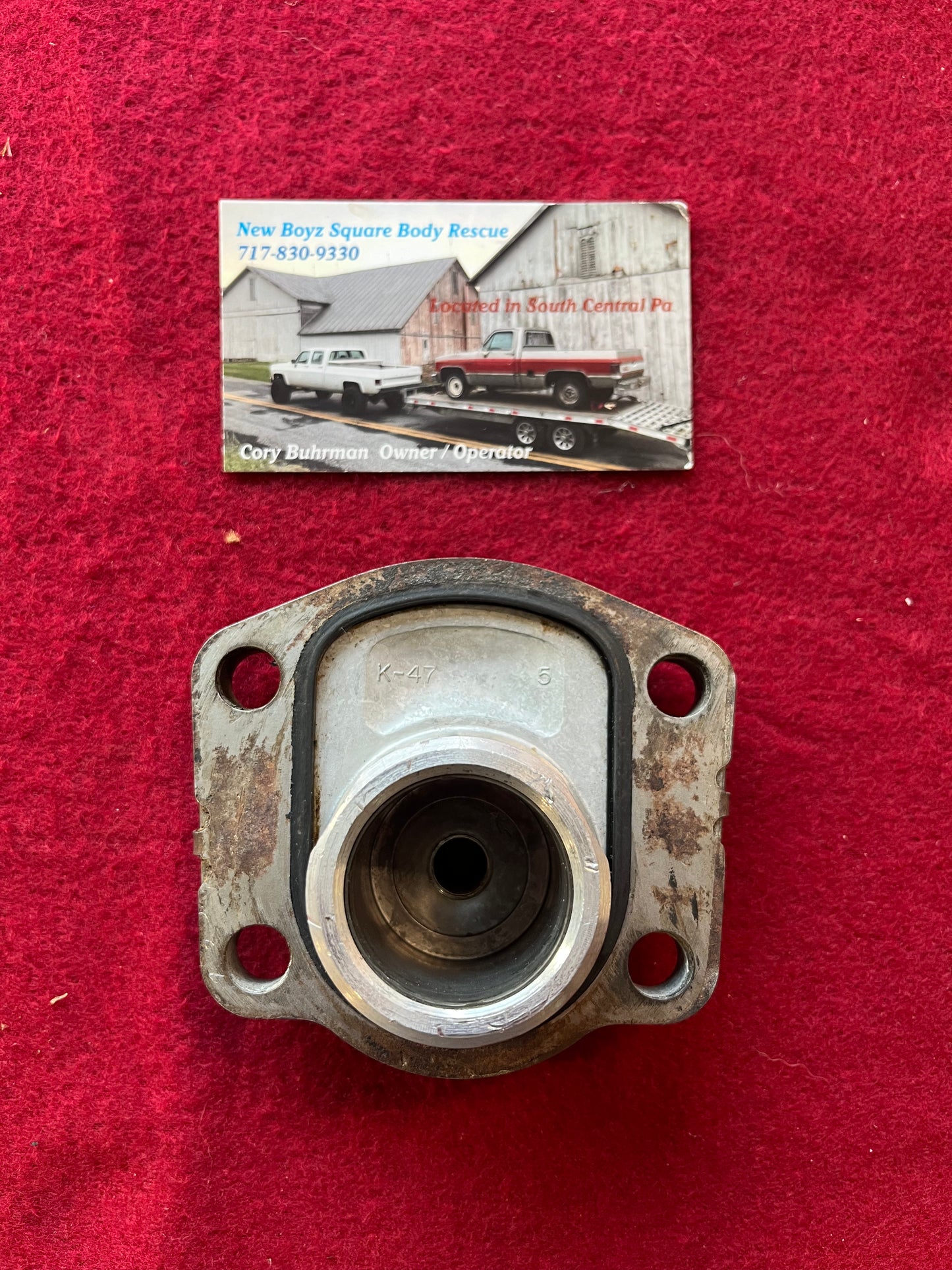 Cover, Steering Box Sector Gear Cover