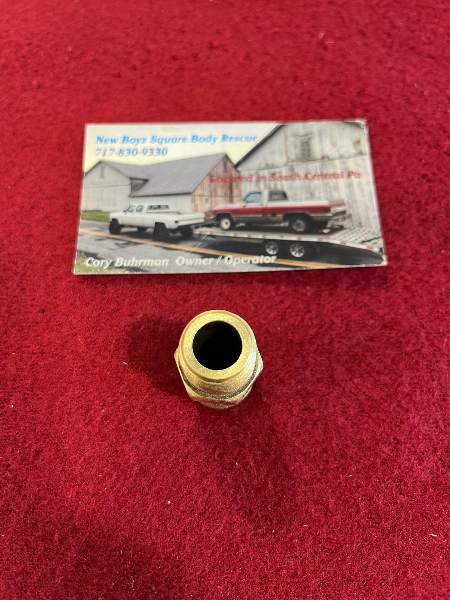 Fitting, Remote Oil Cooler Adapter Fitting (TBI Remote Adapter Side)