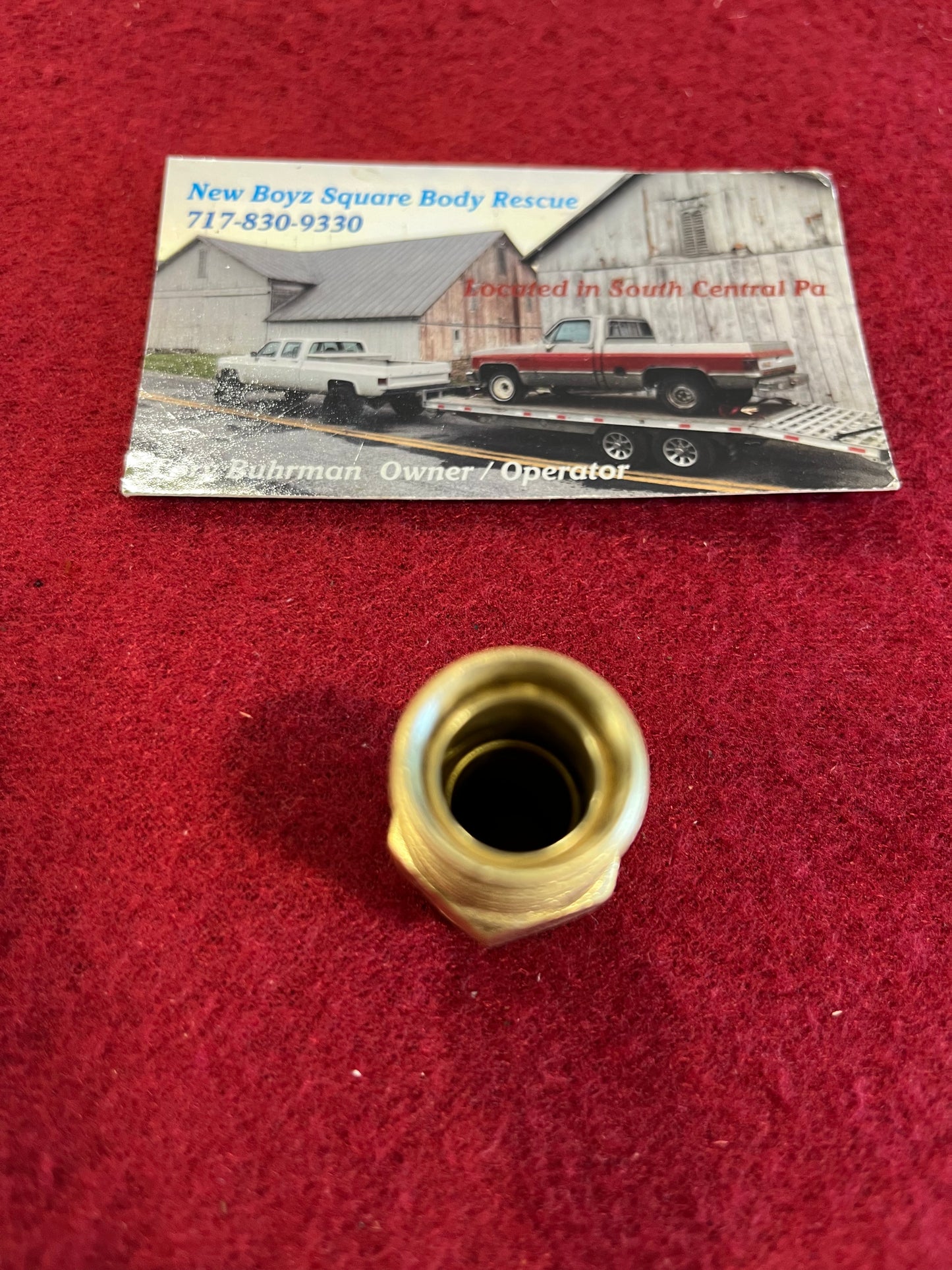 Fitting, Remote Oil Cooler Adapter Fitting (TBI Remote Adapter Side)