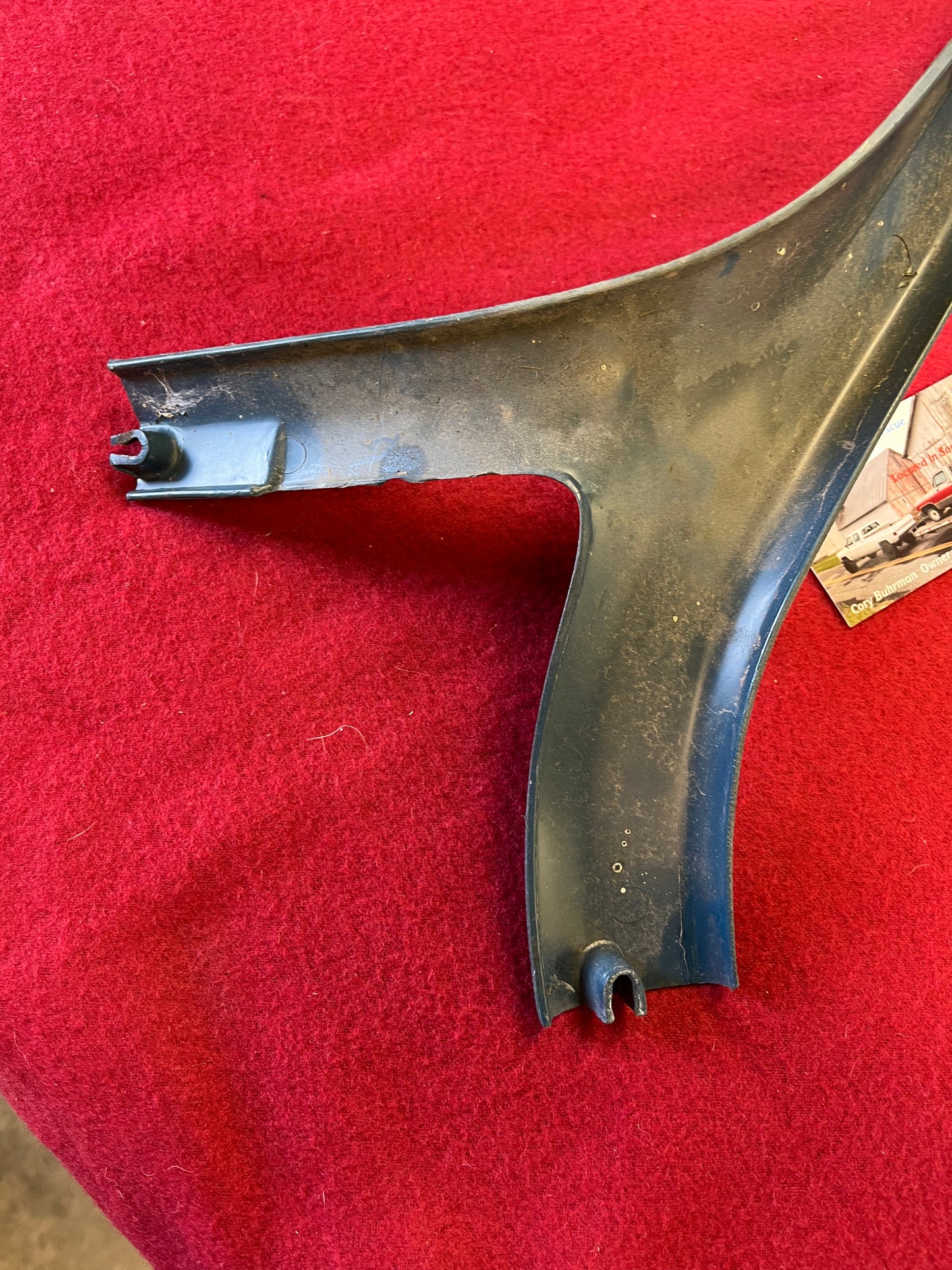 A Pillar, Passenger (Right) Blue A Pillar Trim Headliner 1981-1991