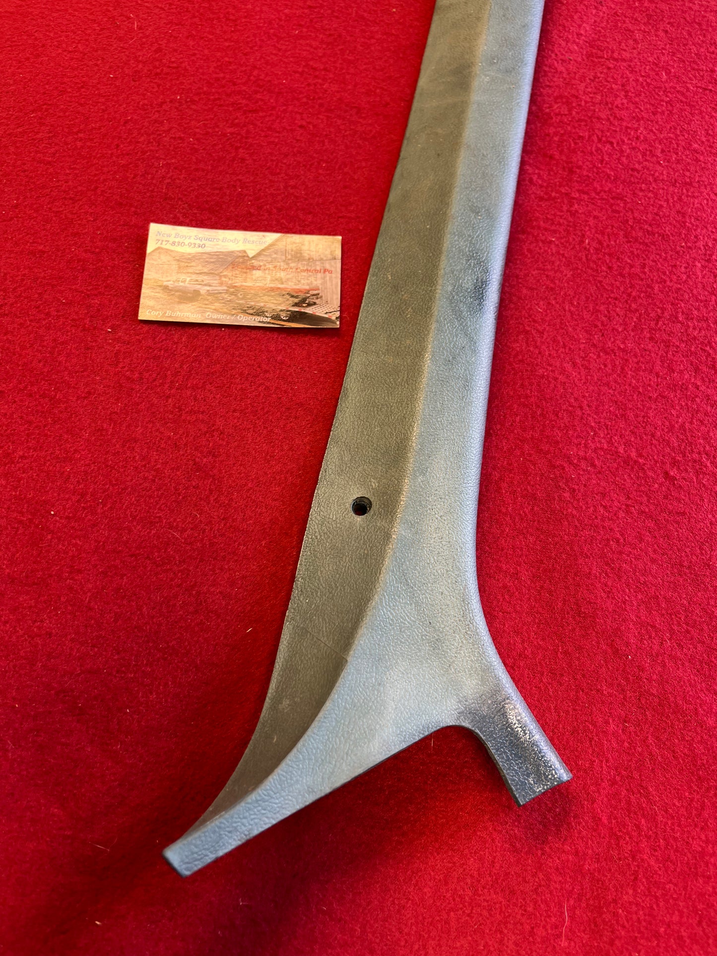A Pillar, Passenger (Right) Blue A Pillar Trim Headliner 1981-1991