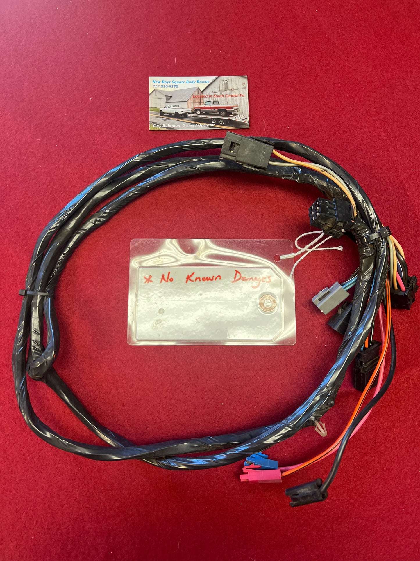 Harness, Two Door Power Window and Power Lock Cab Side Harness (Design 3) (With Lock Relay)