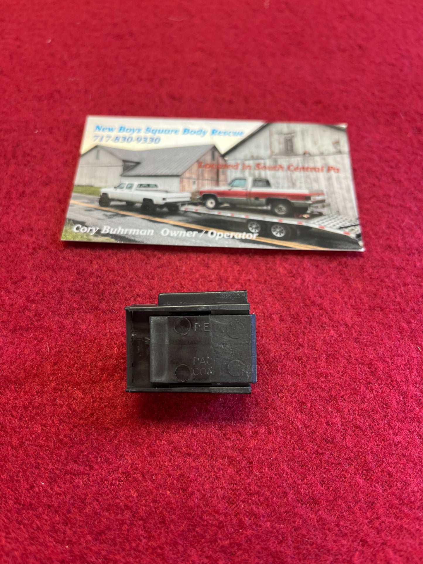 Connector, Windshield Wiper Motor Power Connector 1978-1991