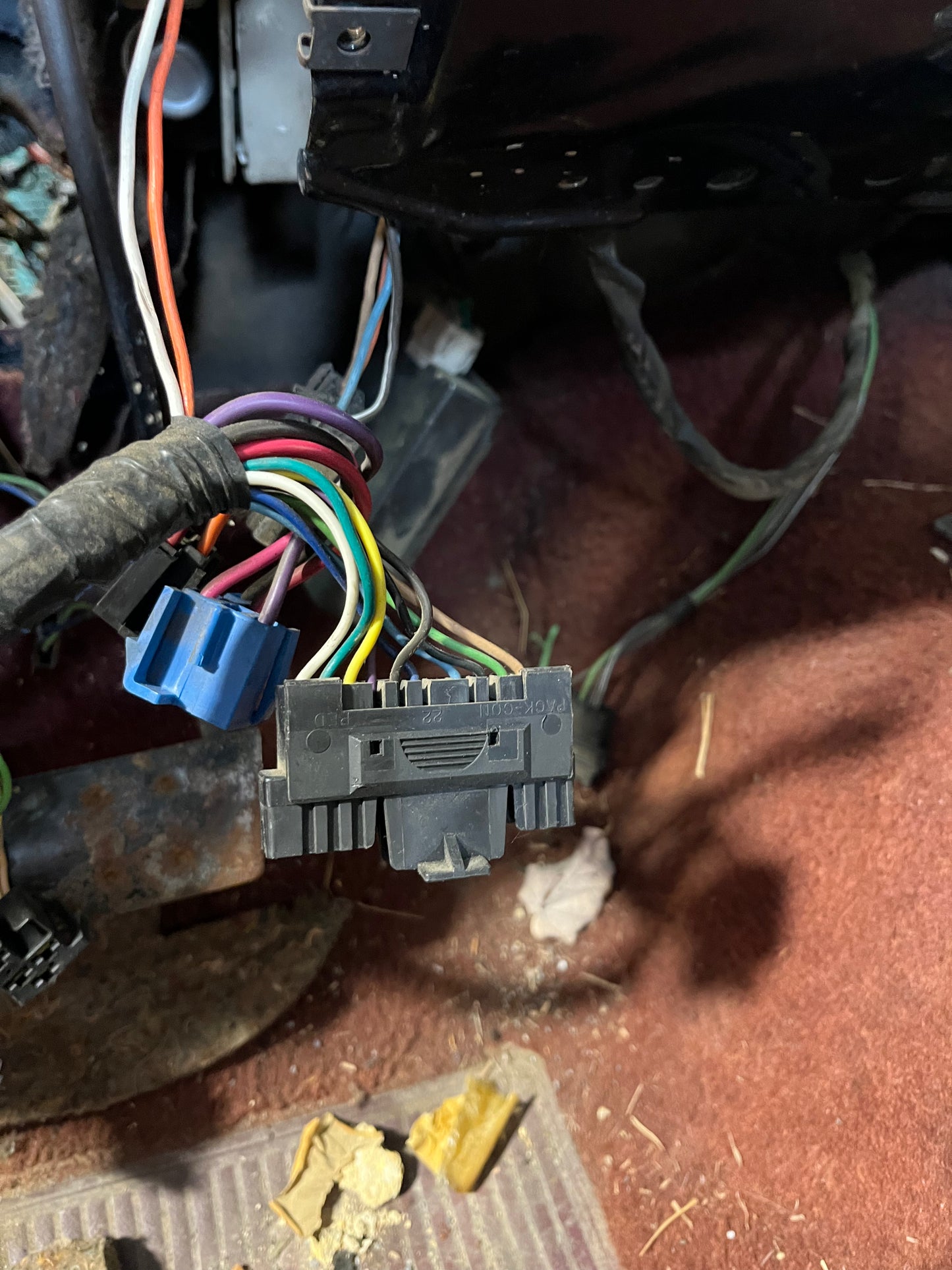 Lead, Multi - Function Switch Connector Cab Side 1977 - 1991 (TurnSignal)