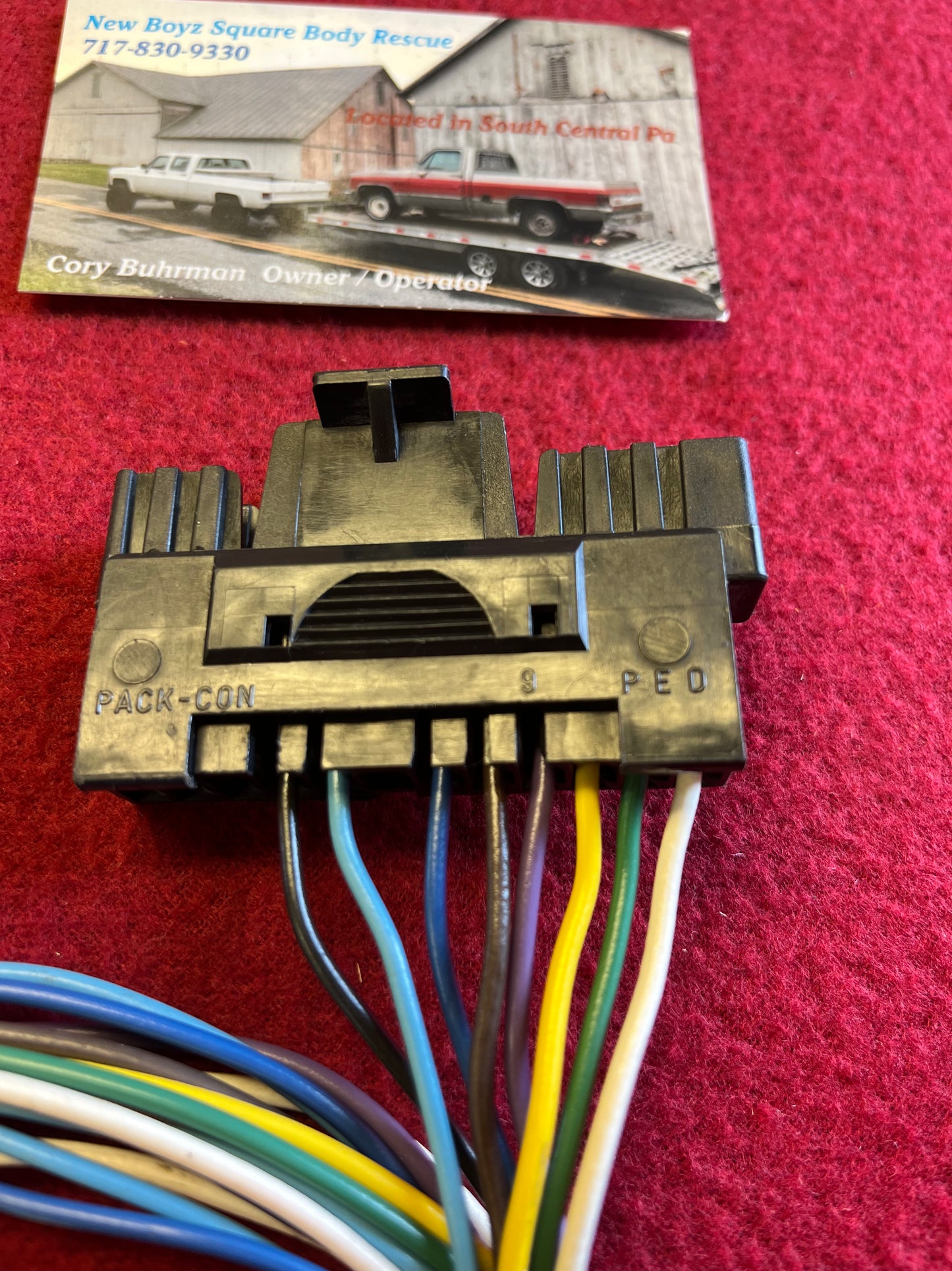 Lead, Multi - Function Switch Connector Cab Side 1977 - 1991 (TurnSignal)