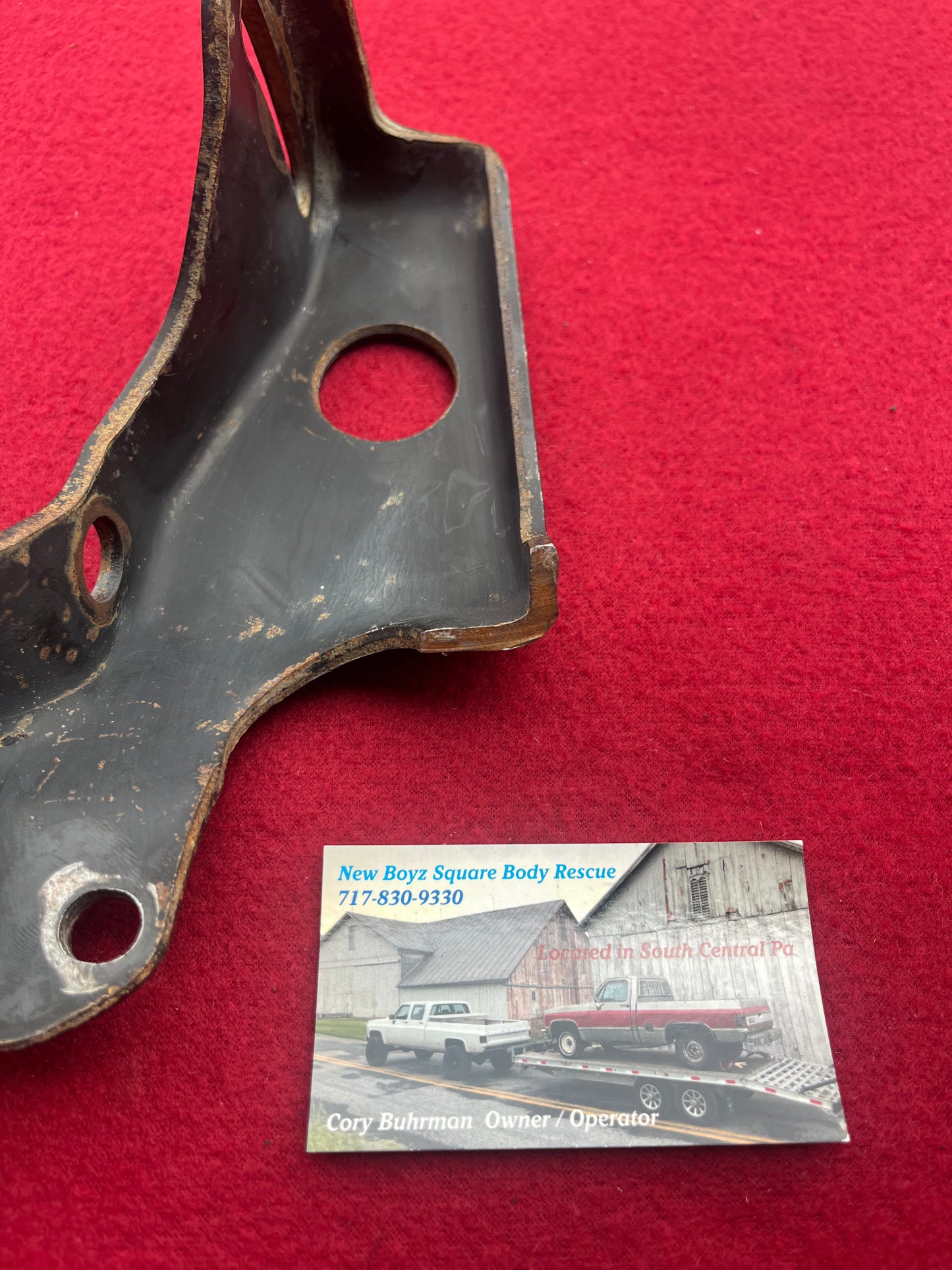 2: Support, Compressor Outer Support; Air Conditioning (AC) (A/C) R-4 Pancake Style 1985-1988 Part# 14103211 (Modified)