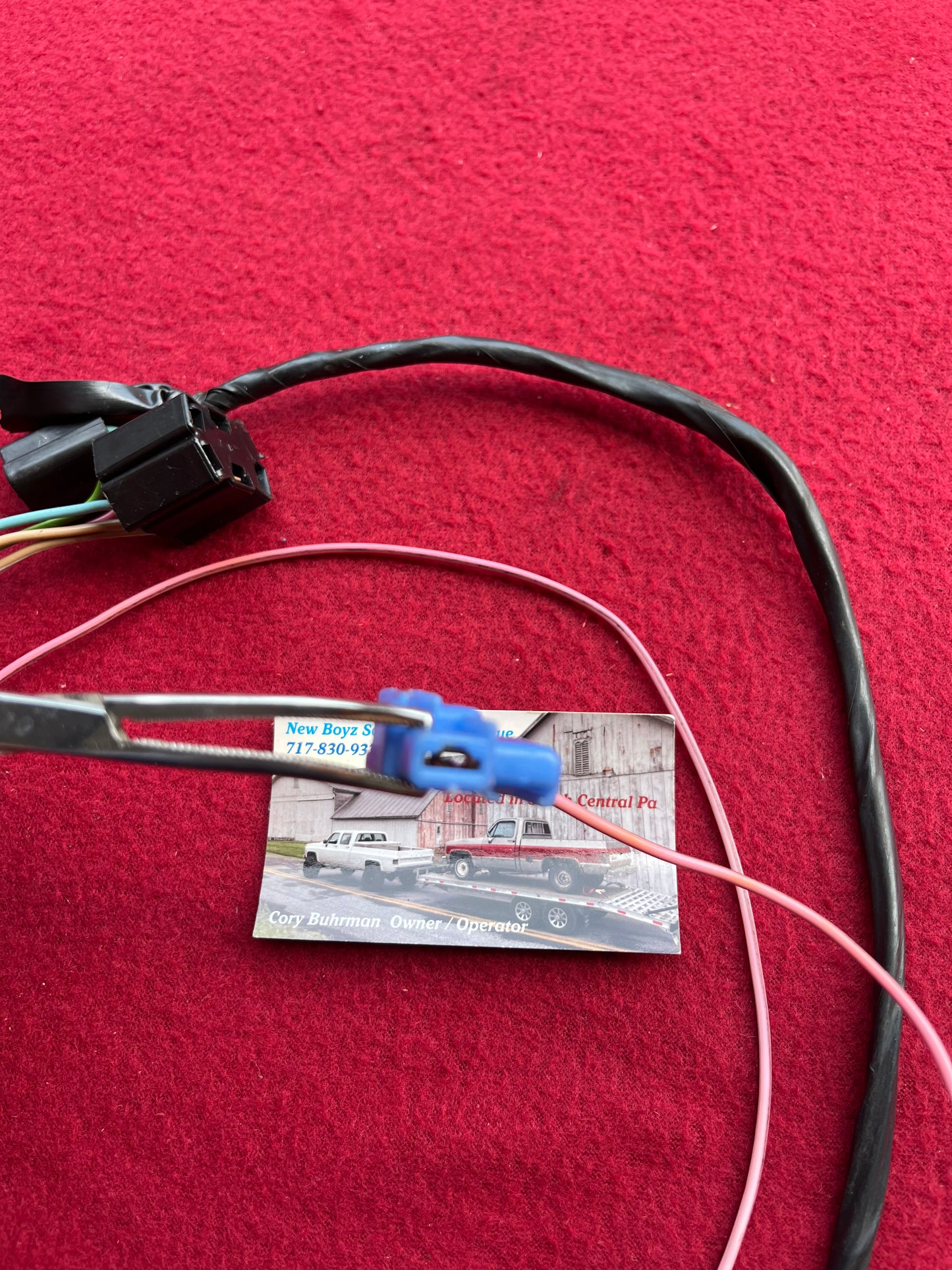Harness, Dual Tank Wiring Harness (Cab Side) 1st Design