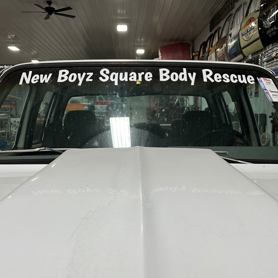 NBSR Windshield Banner Beige