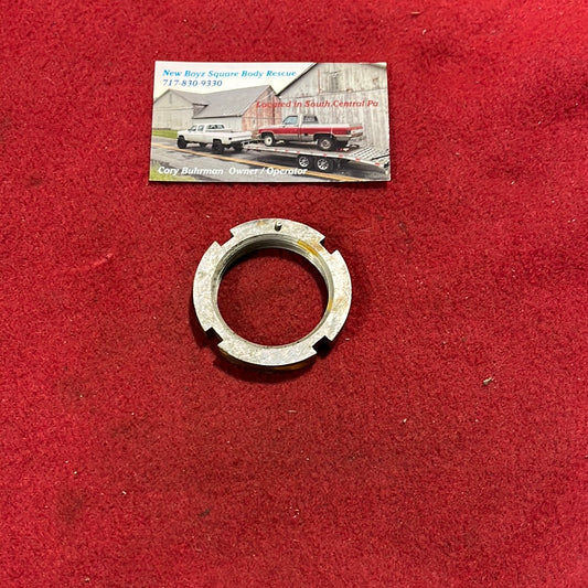 Nut, Front Spindle Nut With Pin Part# 14034410 K1 and K2 Series