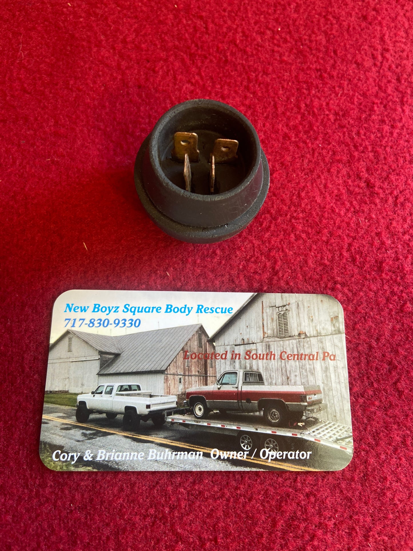 Connector, 4 Blade Firewall Plug 74-80 Dual Tank Harness