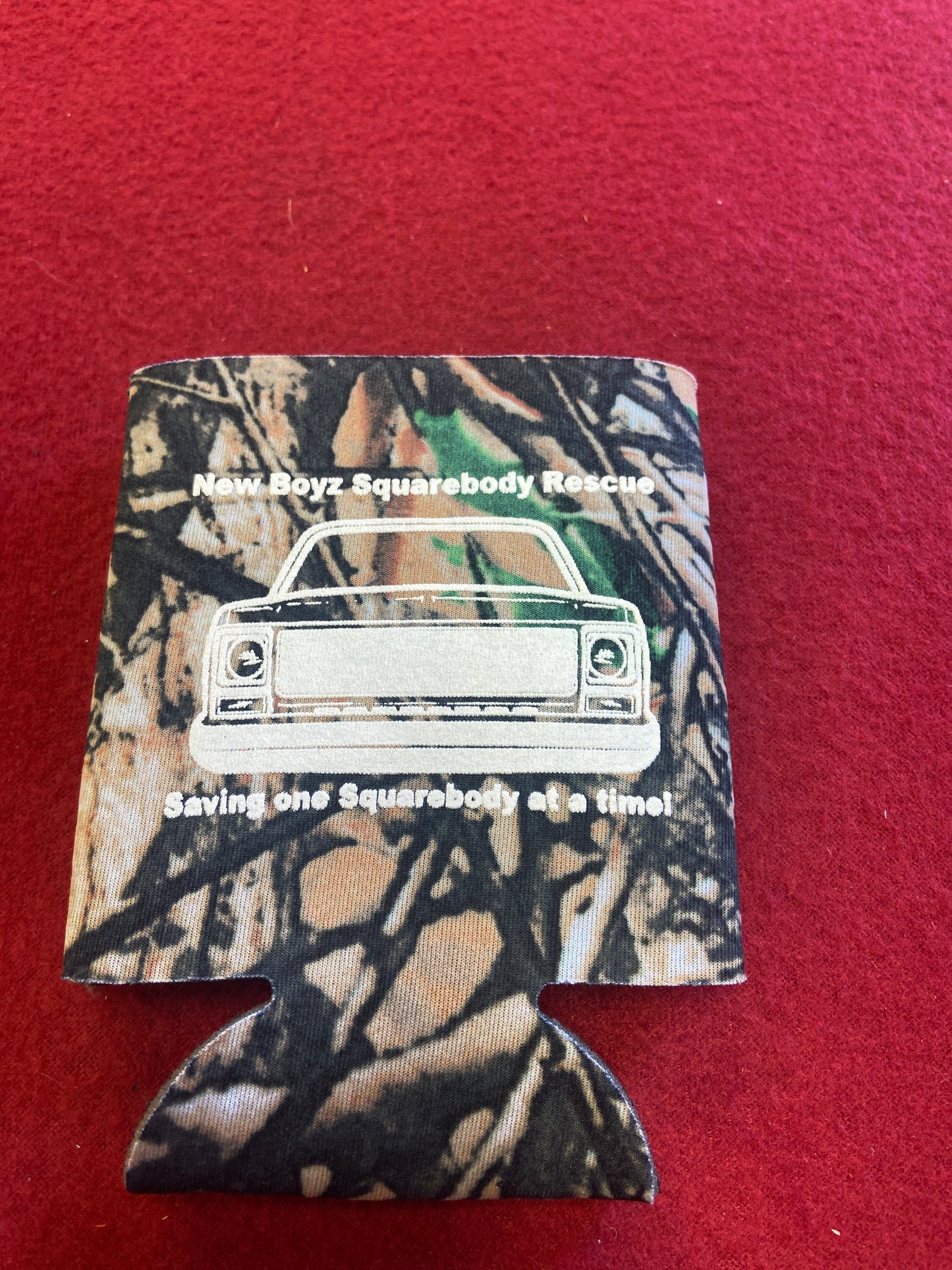 Koozie Camouflage with white Logo