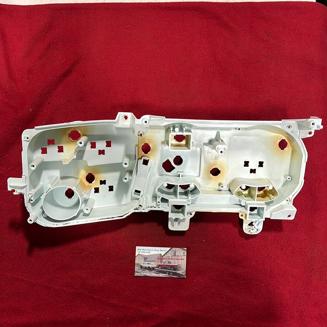 Gauge Cluster Housing (With Park Light Warning Lens and Electric Oil Press Gauge)