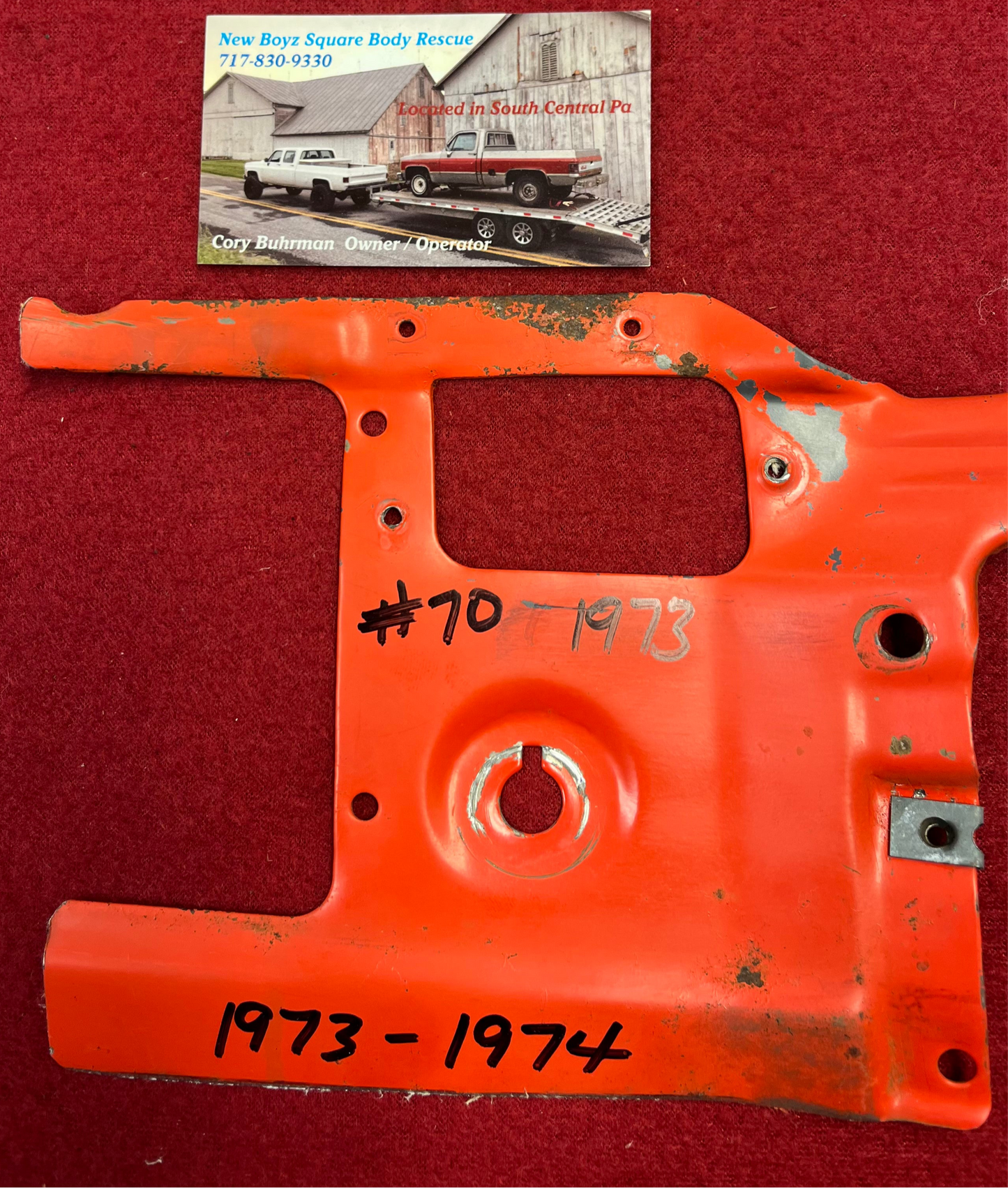 Switch Patch Panel, Wiper / Headlight Switch Mount Area 1973 - 1974