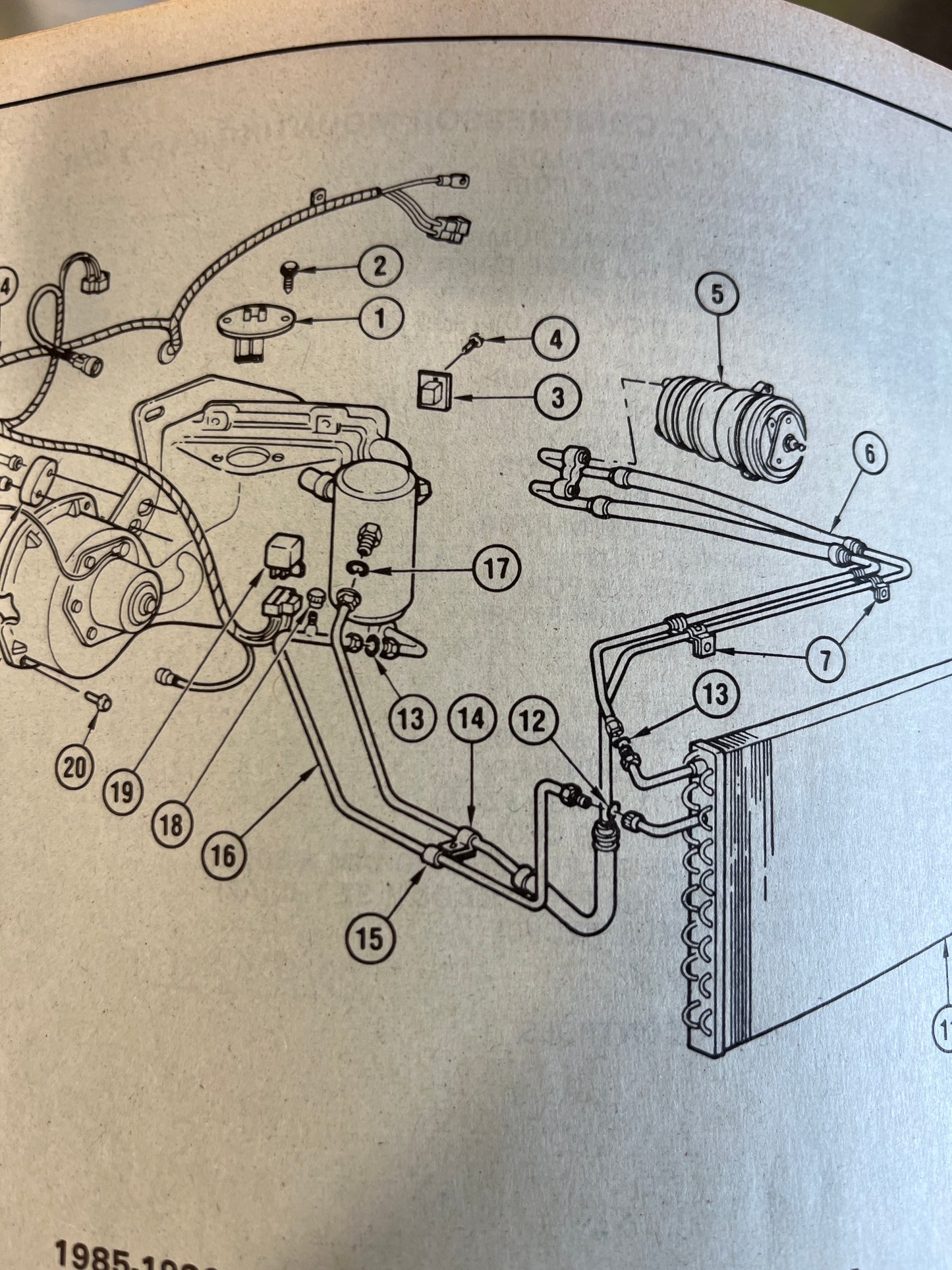 Tube, Air Conditioning (AC) Condenser Without Rear Air (Line) Part# 15568998