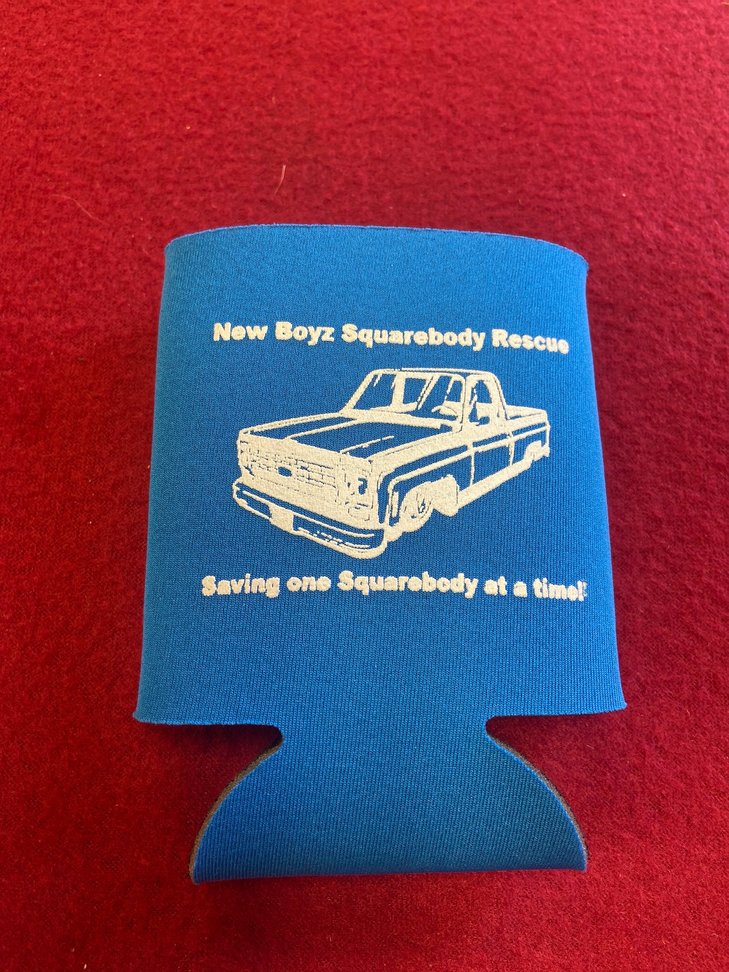 Koozie Royal with White Logo