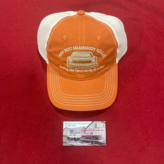 Orange & Cream Trucker Cap