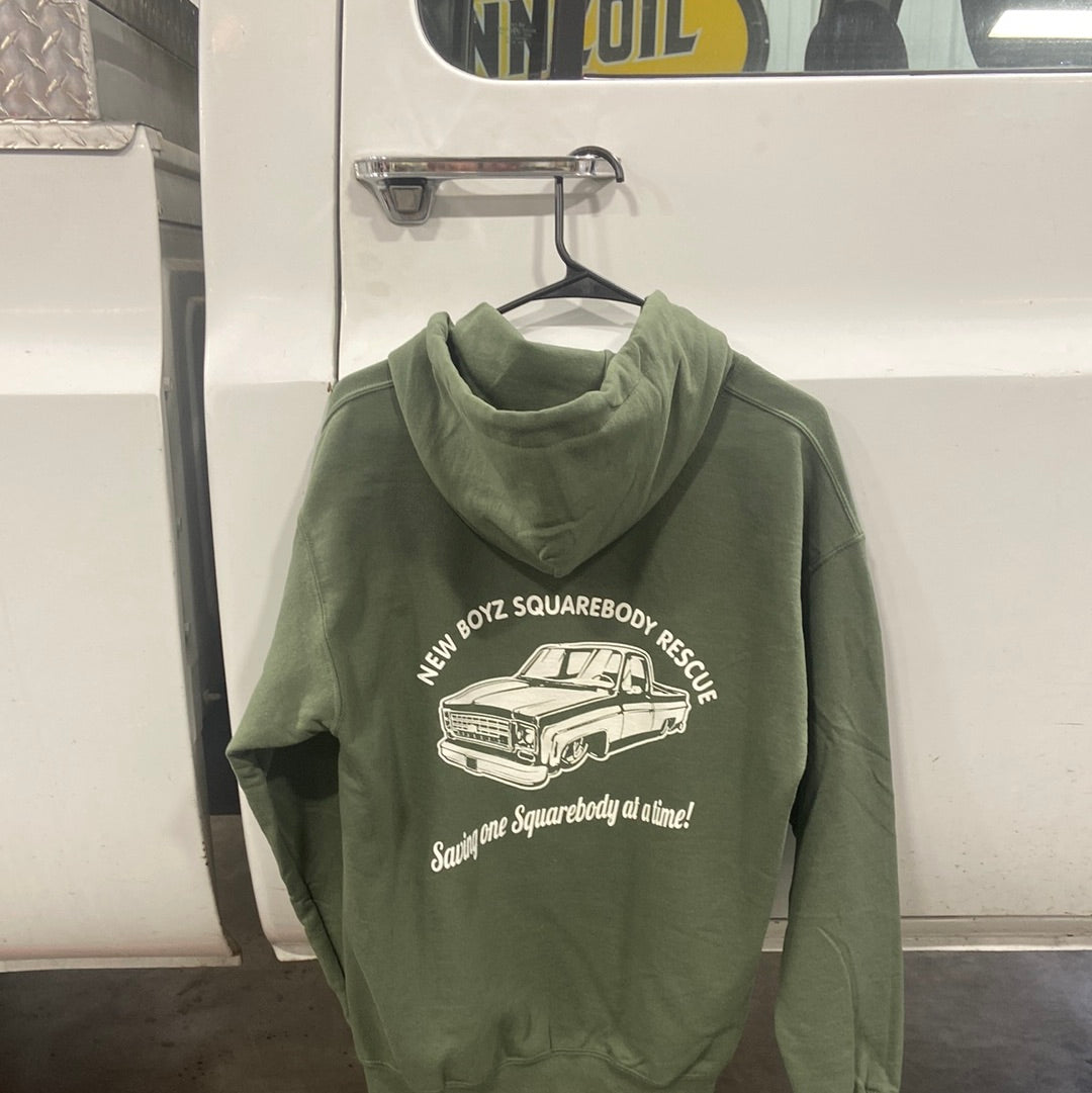 2XL Military Green Sweatshirt