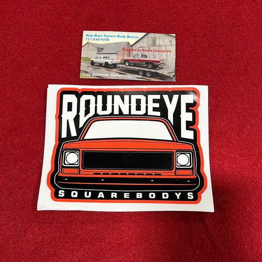 Roundeye Red / Orange 4x5 (Matte Finish)