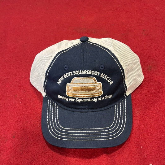 Navy & Cream Trucker Cap