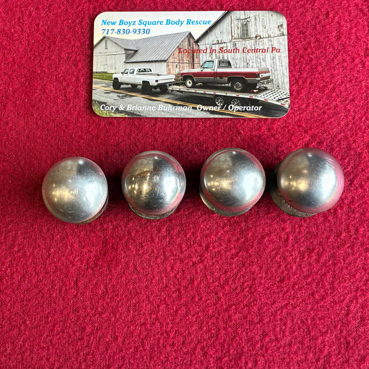 Bolts, Bumper Chrome Carriage Bolts With Flange Nut Quantity 4 Used B Grade