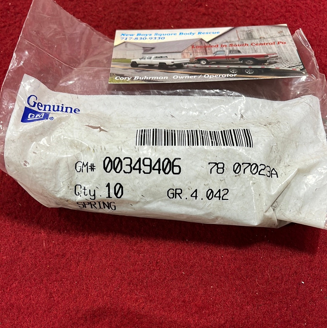 Spring, Automatic Shift Linkage Pivot Spring OEM NOS Part# 15538092 ...