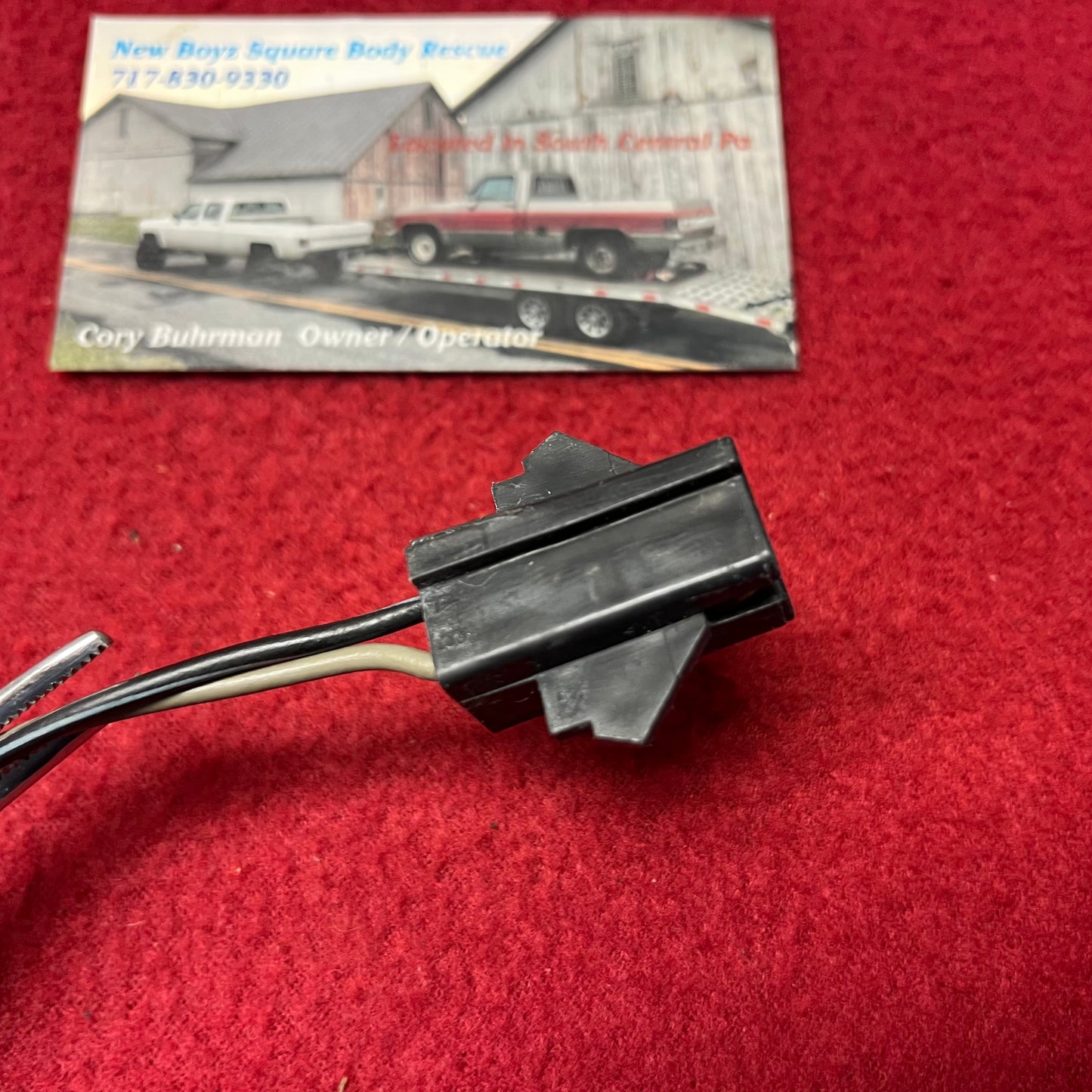 Pigtail, Windshield Wiper Motor Park Pigtail 1978-1991