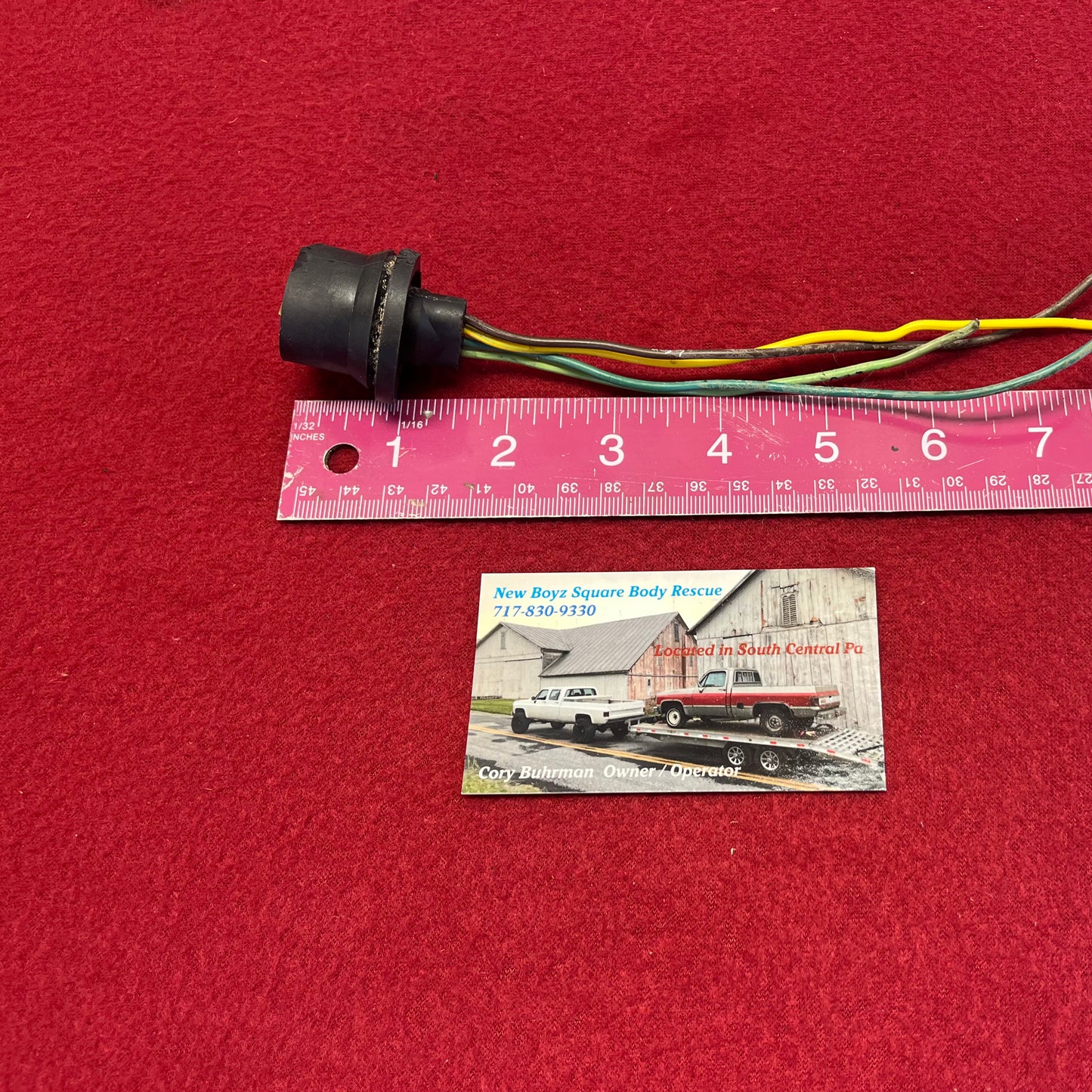 Pigtail, Taillight Harness Pigtail 4 Terminal Blade Design