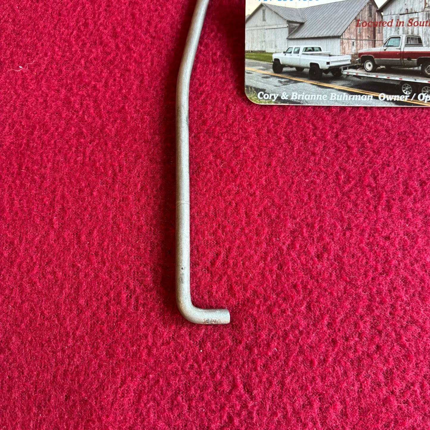 Rod, Lock Rod LH Non Power Part# 14039767 (Plastic Clip Design)