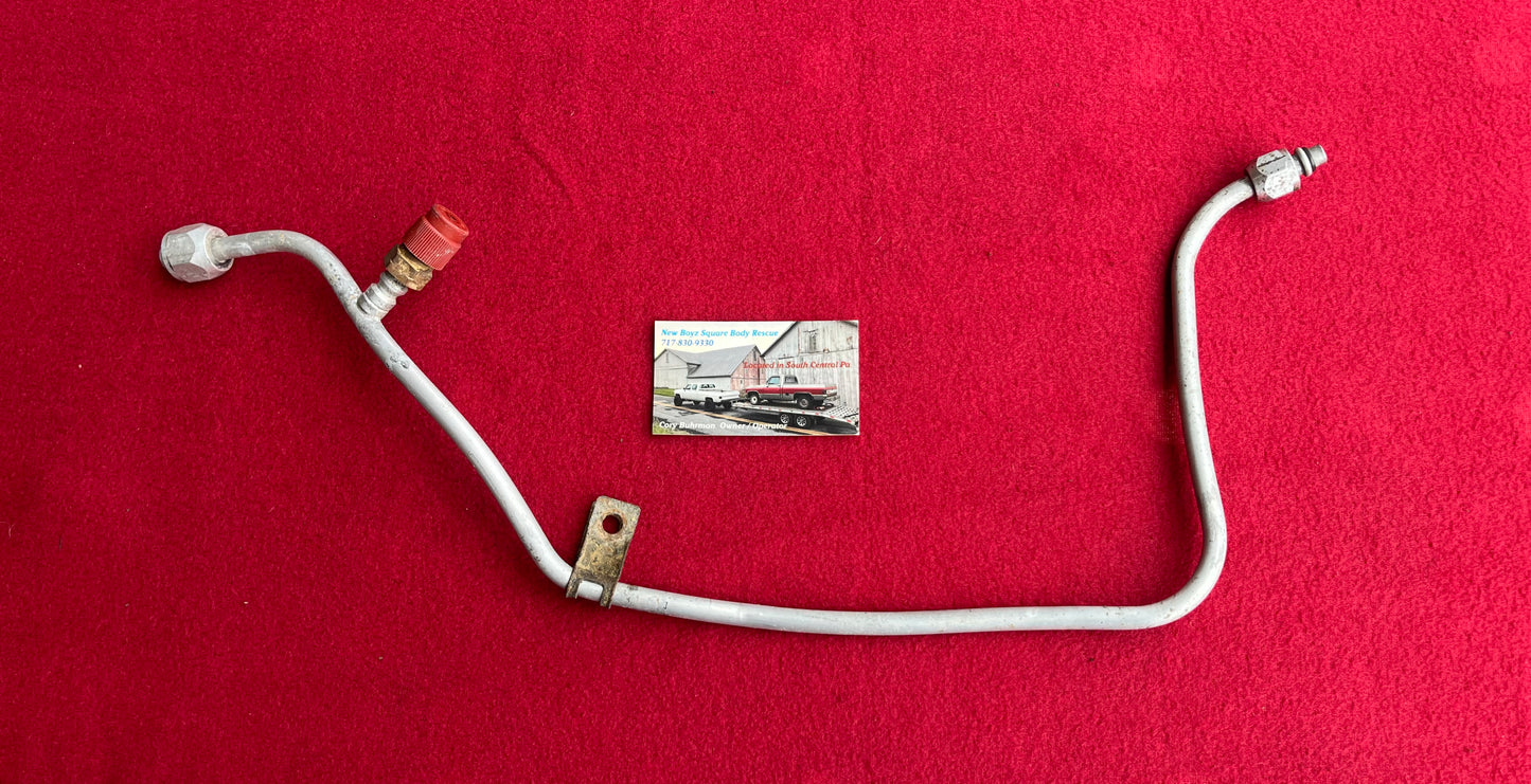 Tube, Air Conditioning (AC) Condenser Without Rear Air (Line) Part# 15568998