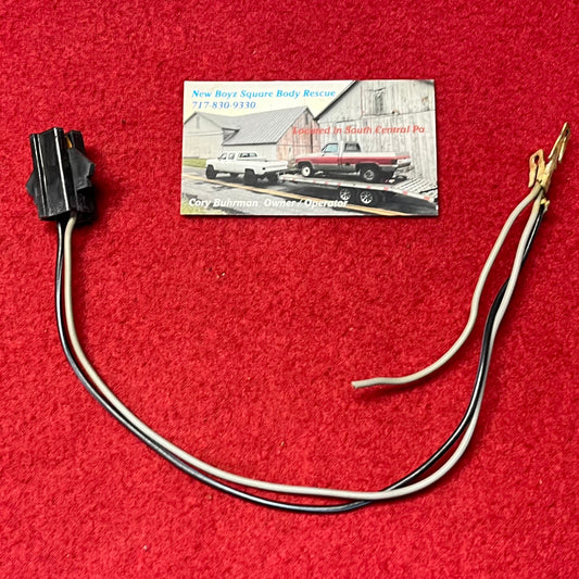 Pigtail, Windshield Wiper Motor Park Pigtail 1978-1991