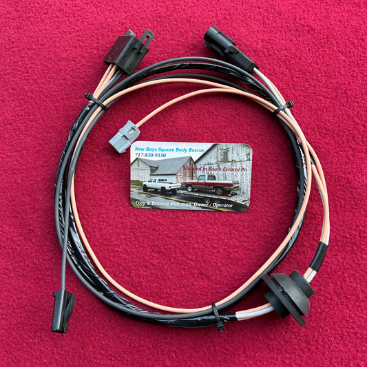 4: Harness, Dual Tank Switch Side Harness  (Cab Side) 1987 - 1991 Replica Manufactured