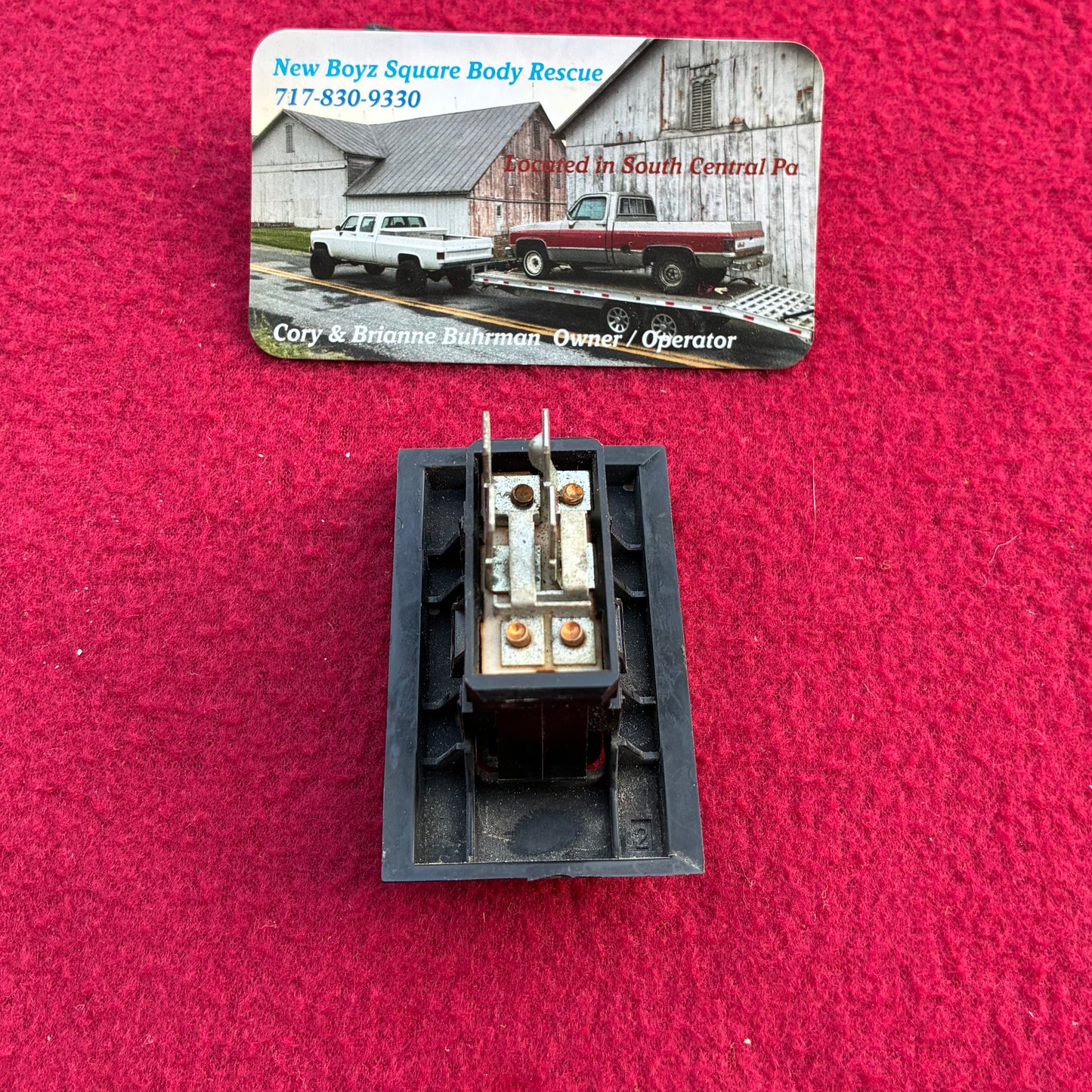 Switch, Dual Tank Side Selector Switch OEM Tested 1987 - 1991 15599081