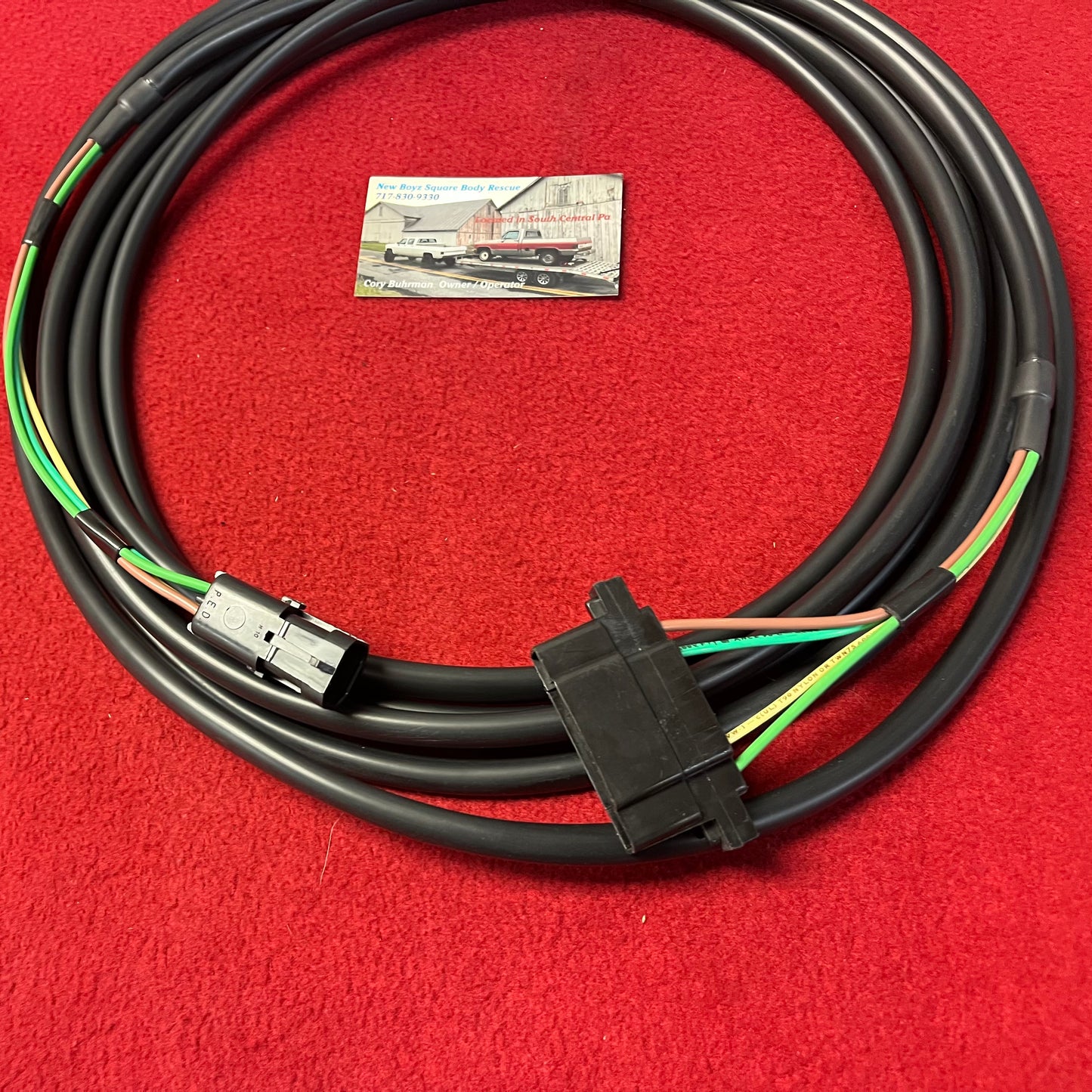 Harness, Intermediate Taillight Harness Long Bed 1985 - 1986