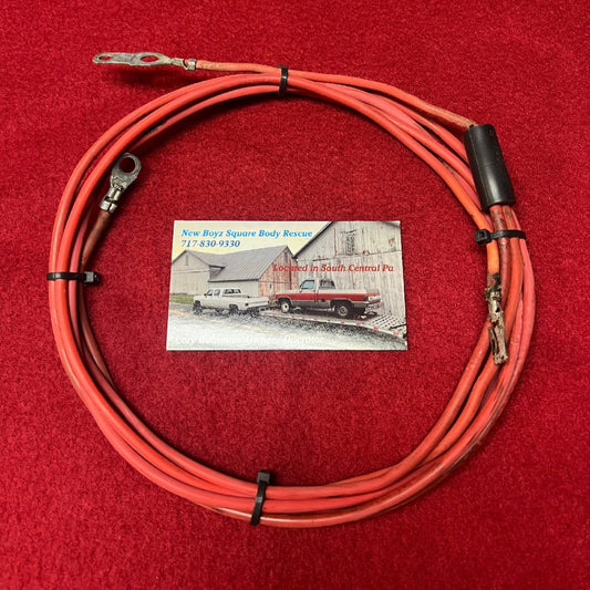 Lead U, Charging System Harness Lead Alternator Stud- Bulkhead - Junction Block Lead (Dual Pin Fusible Link) (Dual Wire) (USED)