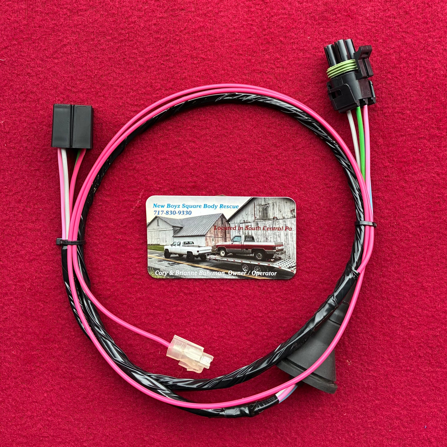 1: Harness, Dual Tank Switch Harness (Cab Side) 1979 - 1980 Manufactured Custom 1st Design