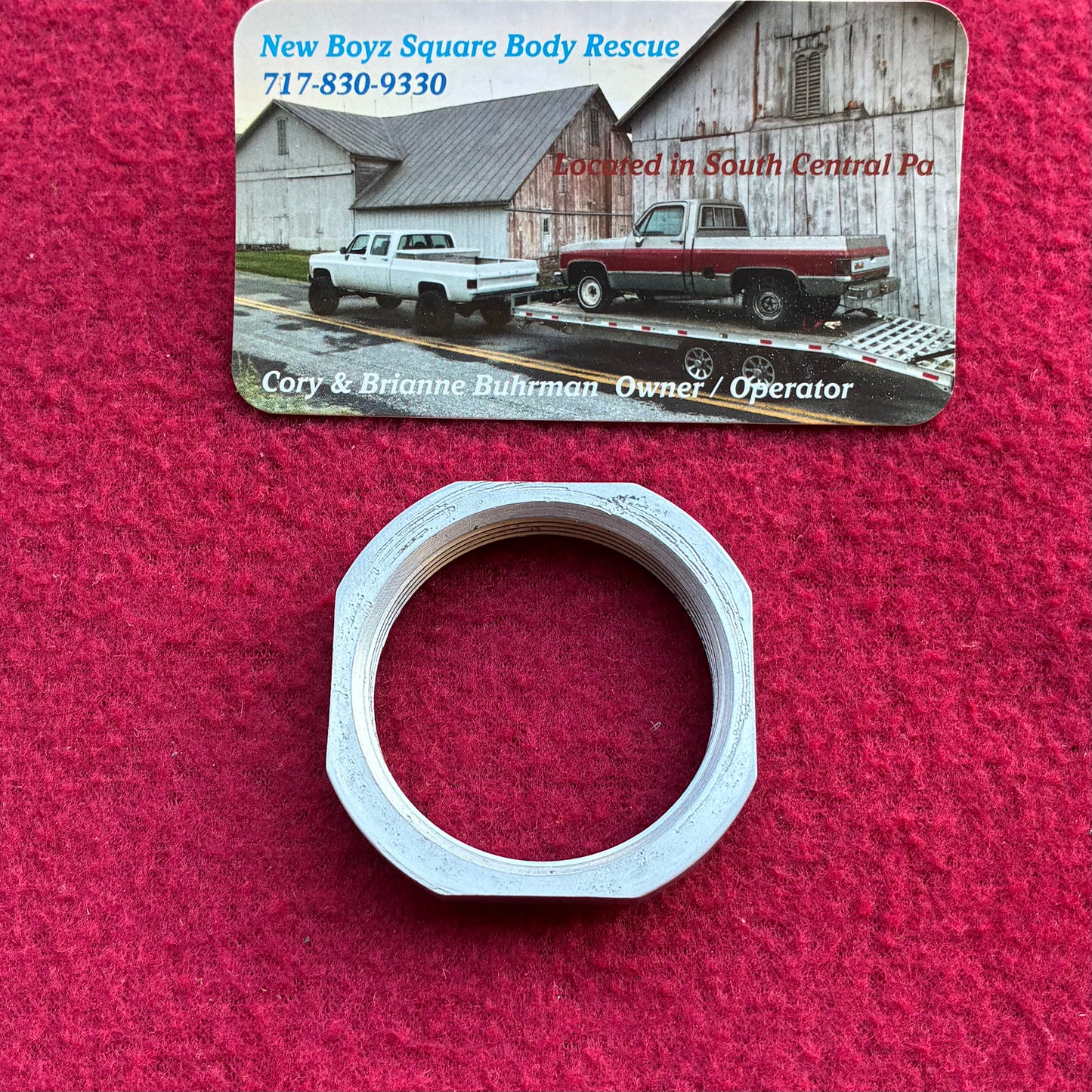 Nut, Hydro-Booster Mount Bracket Plate Nut Part# 360858 (Style B)