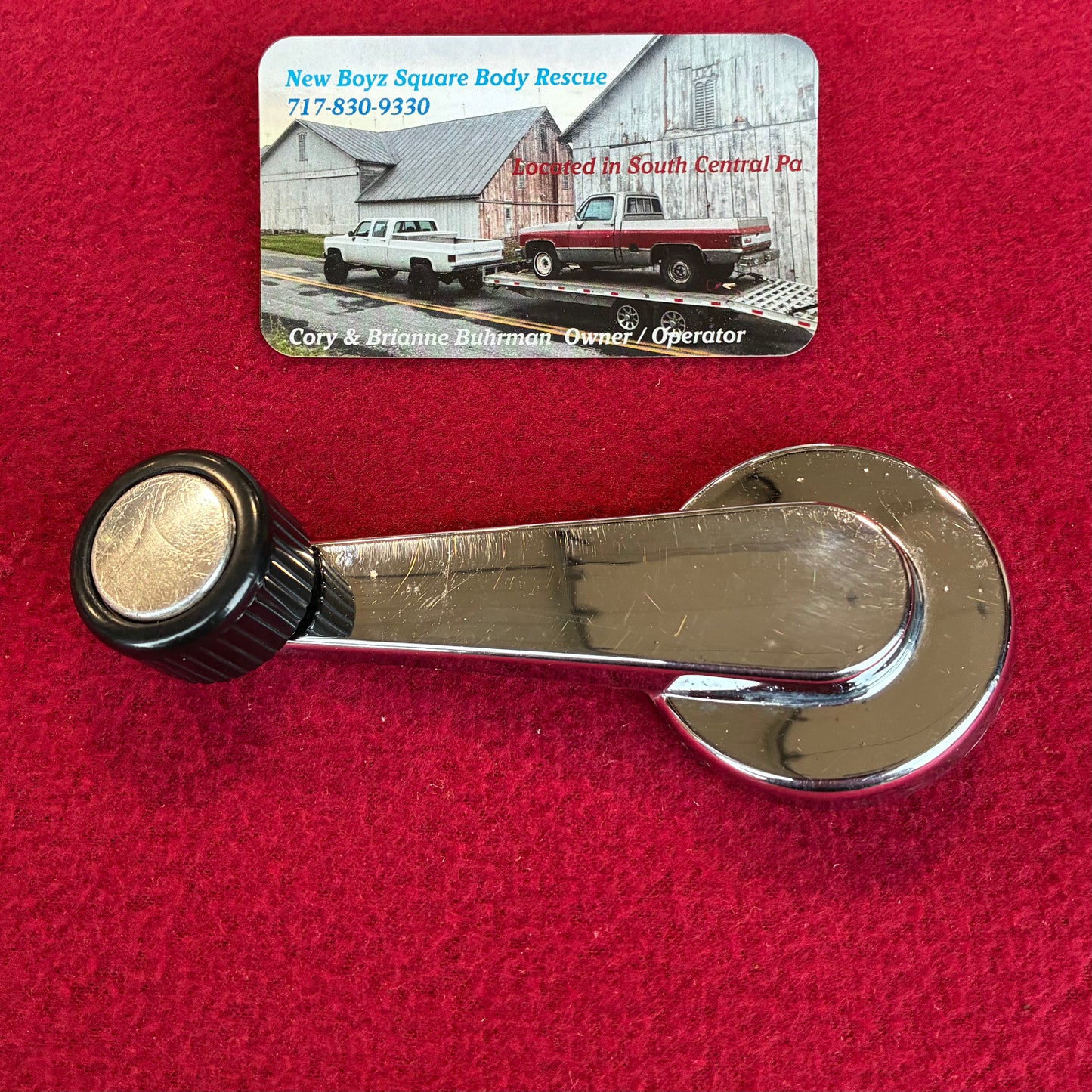 Handle, Manual Window Regulator Crank Handle 1981 - 1991 Part# 14030586