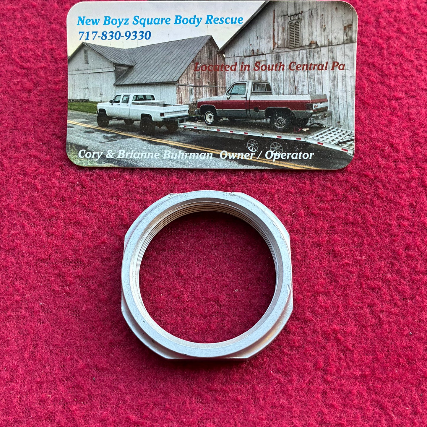 Nut, Hydro-Booster Mount Bracket Plate Nut Part# 360858 (Style B)