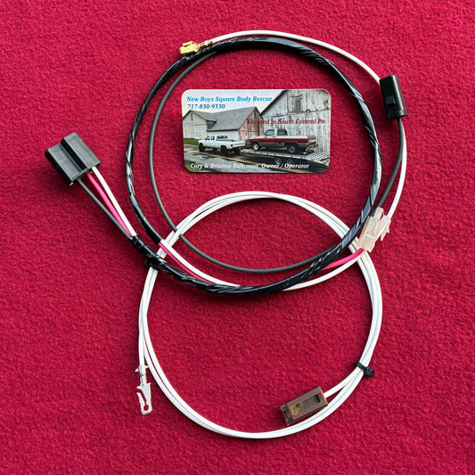 Harness, Tachometer Harness 1979 - 1986 OEM Tachometer Bulkhead Pass Through Manufactured
