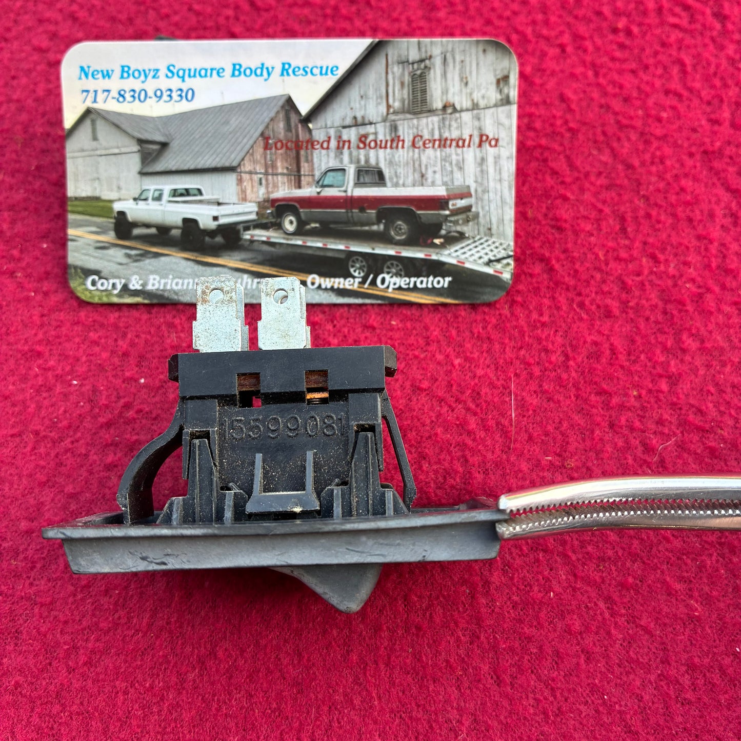 Switch, Dual Tank Side Selector Switch OEM Tested 1987 - 1991 15599081