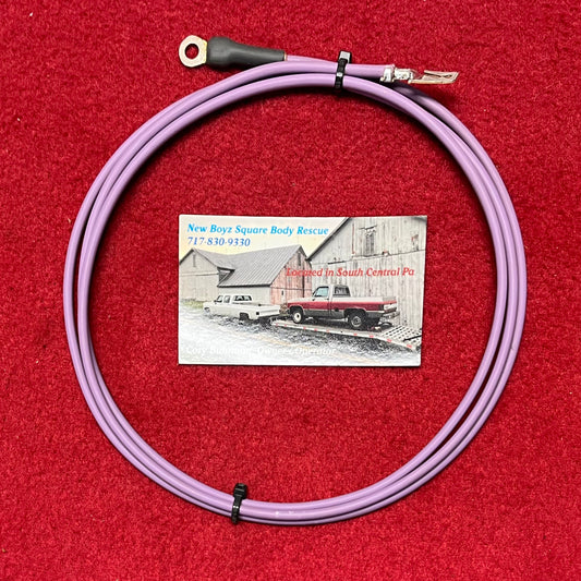 Lead M, Starter Solenoid Lead Violet Bulkhead - Starter Solenoid 60” (New Manufactured)