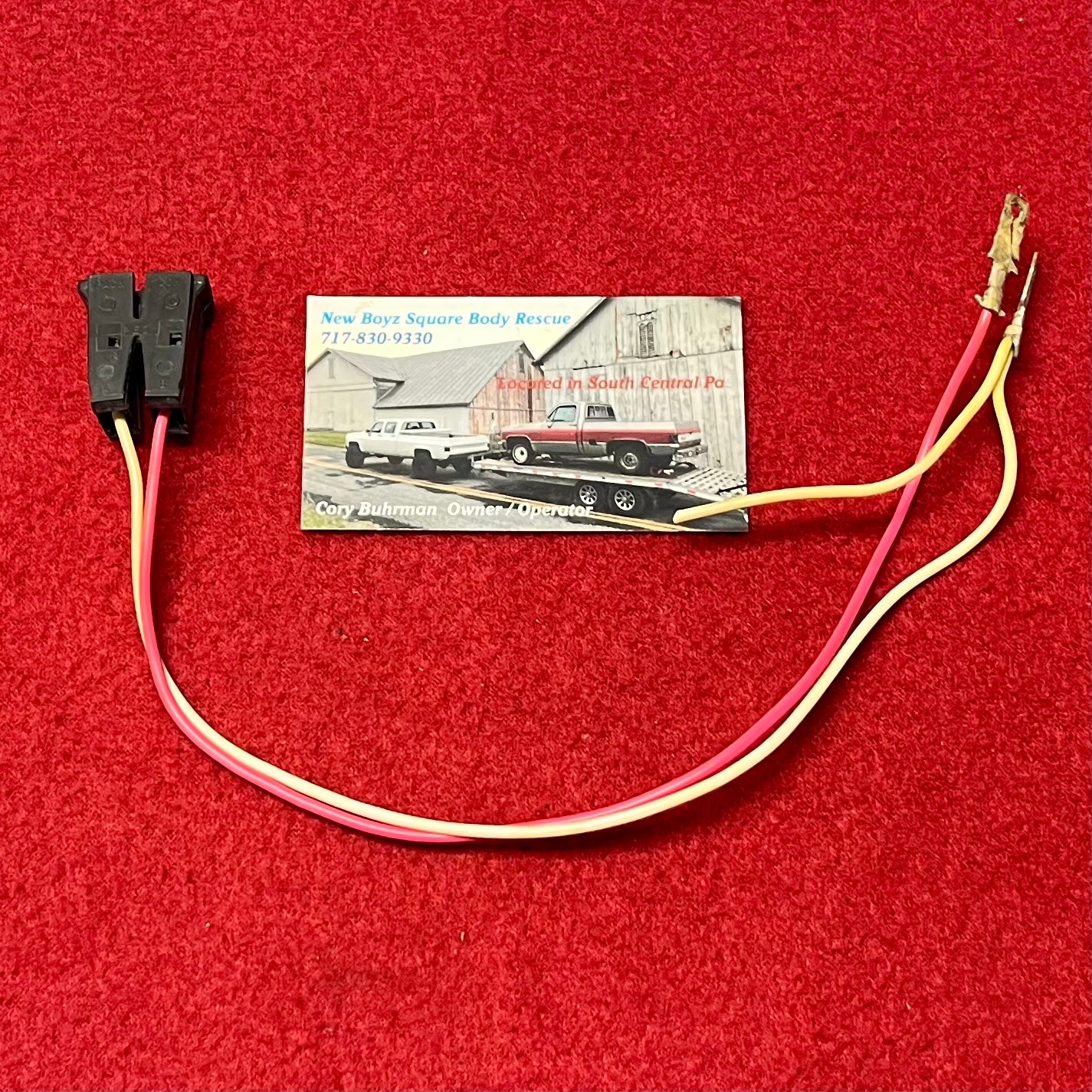 Pigtail, Windshield Wiper Motor Washer Pump Pigtail 1978-1984