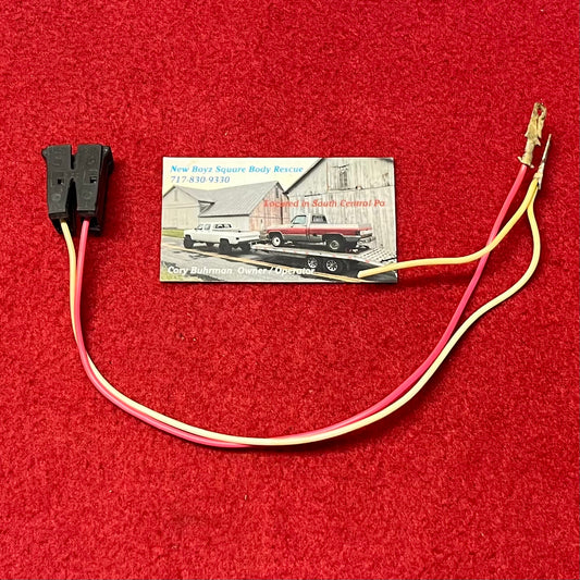 Pigtail, Windshield Wiper Motor Washer Pump Pigtail 1978-1984